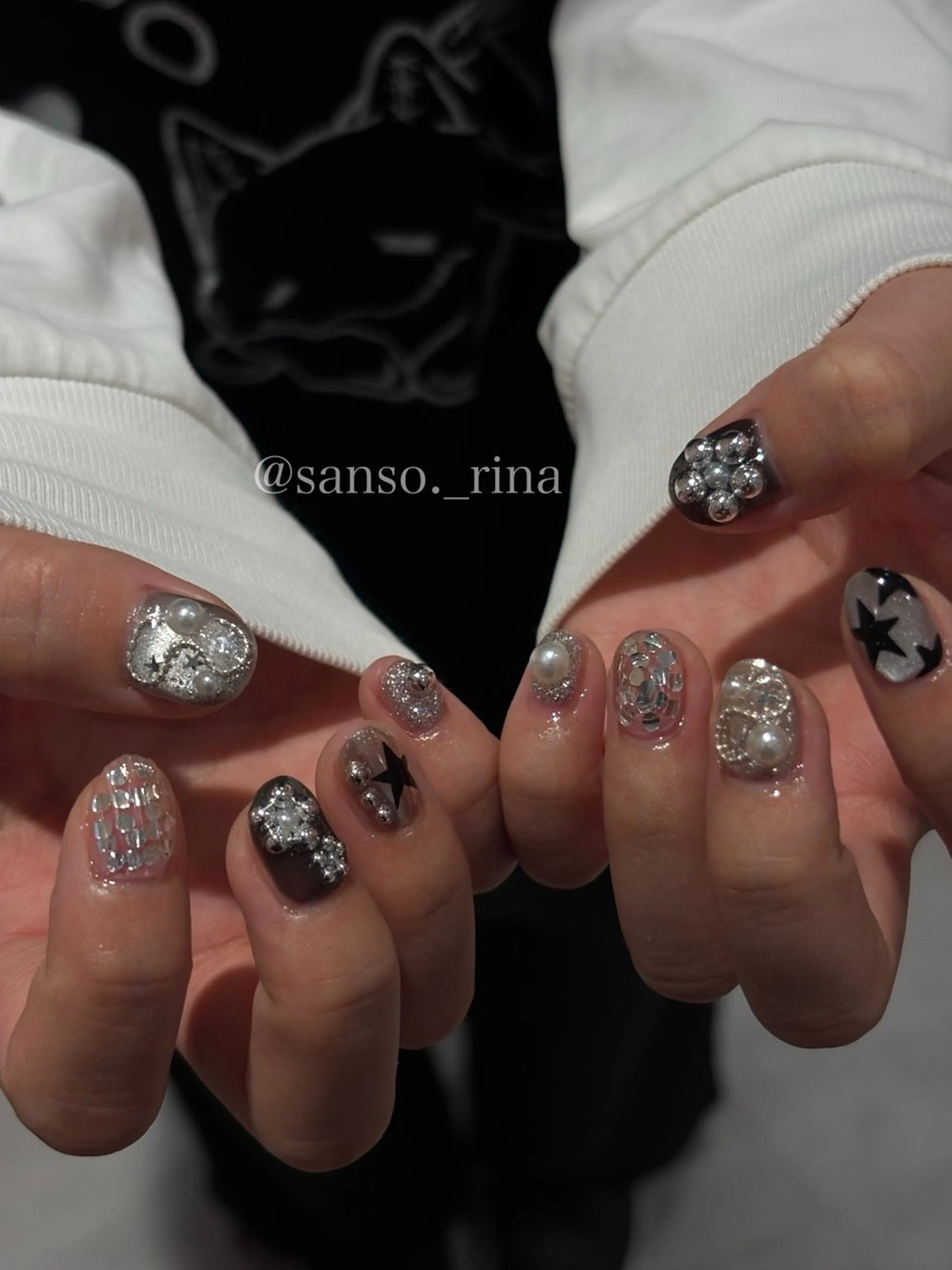 ネイル ハンドネイル フットネイル nuu  栄所属・早川 里奈のネイルデザイン