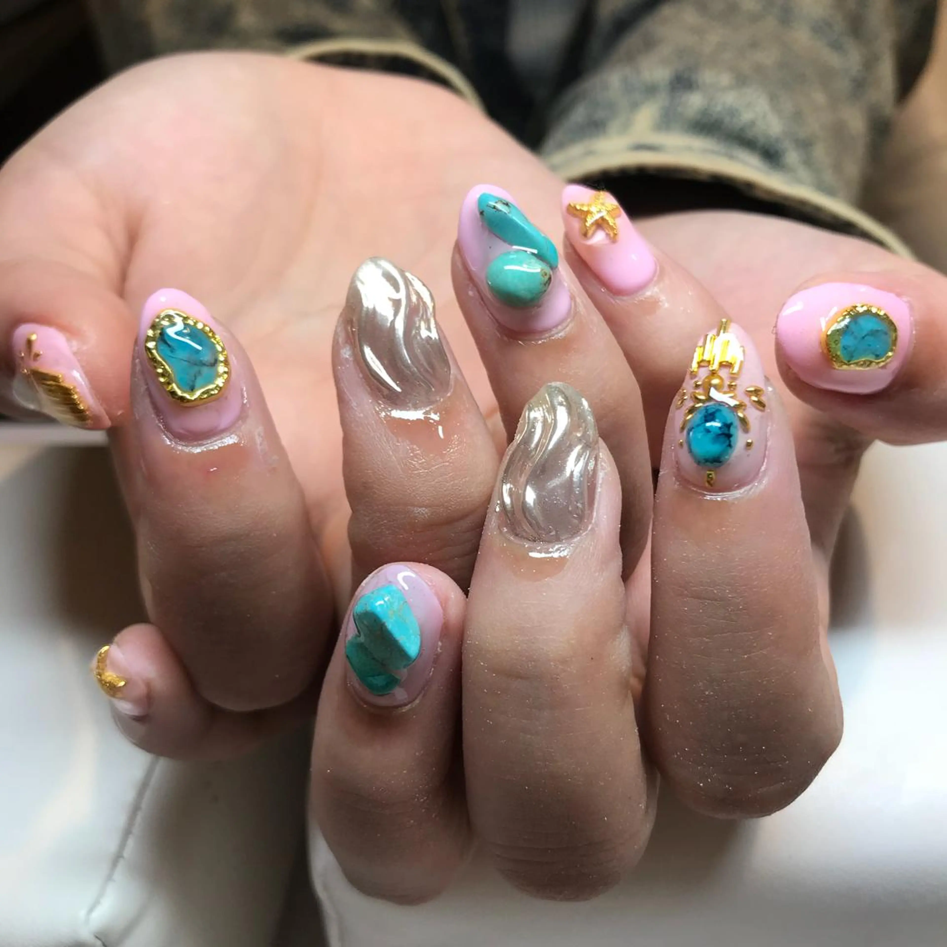 ネイル ピンク maggienail所属・Maggie Nagisaのネイルデザイン