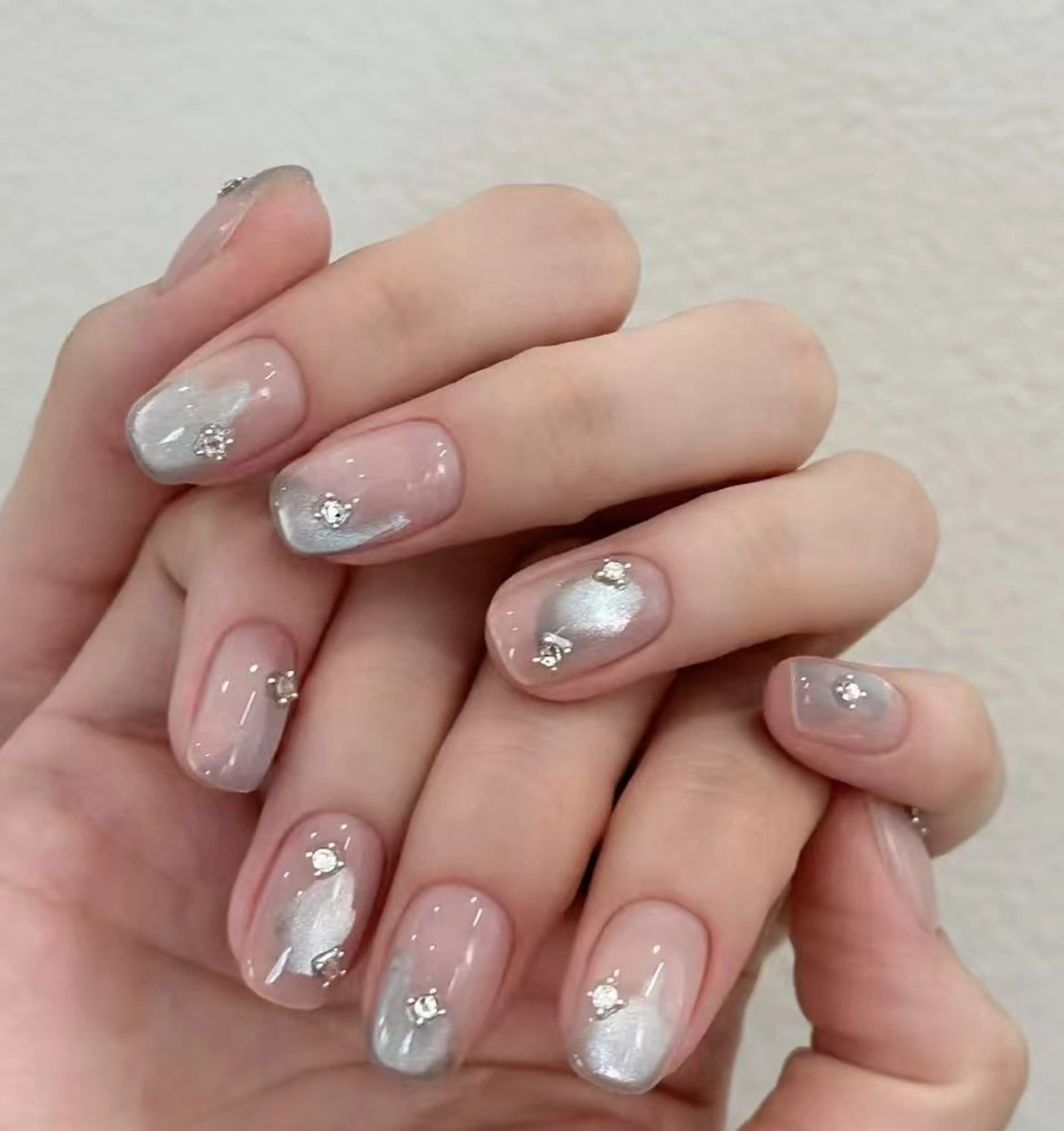 ネイル オーロラネイル フラワーネイル フットネイル フレンチネイル ジェルネイル ハンドネイル 相沢 さやかのネイルデザイン