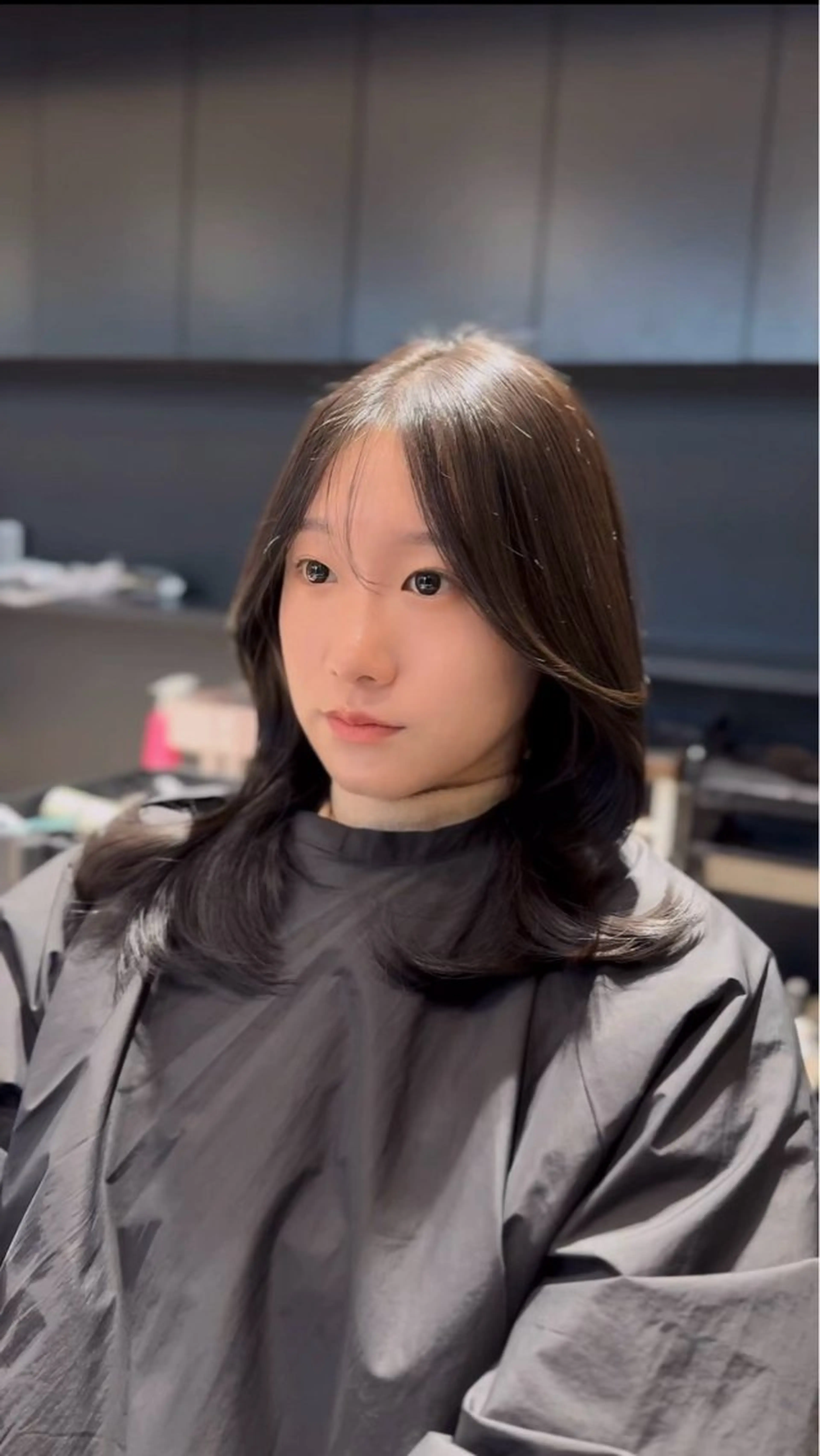 ミディアム カラー ヘアアレンジ 最小顔周り&レイヤー 特化/池袋/kokiのヘアスタイル