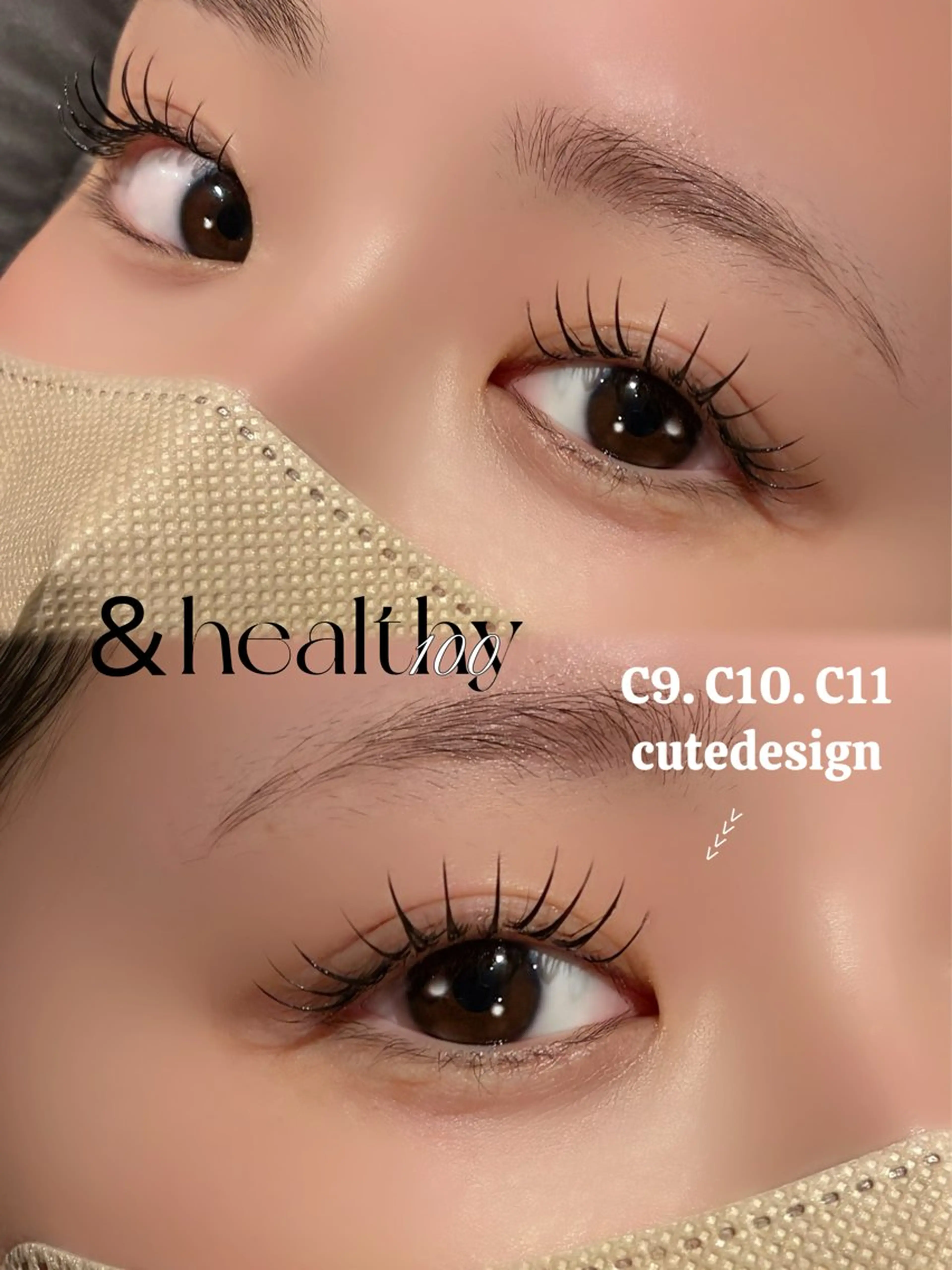 マツエク・マツパ マツエク 🍒‪ Nozomi🎧‎のマツエク・マツパデザイン