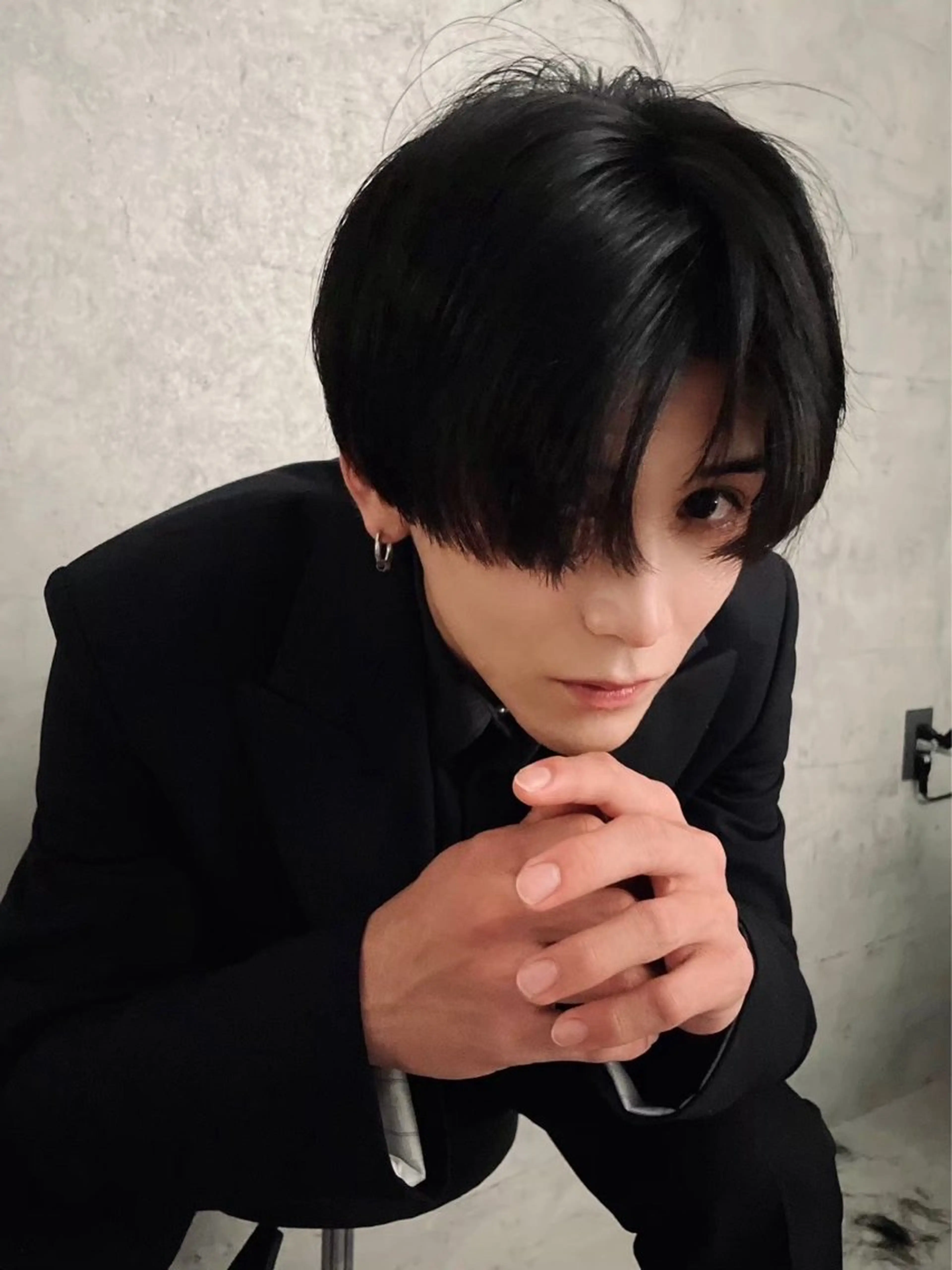 ショート カラー メンズ メンズブリーチ センターパート メンズハイトーン メンズ韓国風 ブリーチ エクステ/メンズ/レ イヤー/Myuukaのヘアスタイル