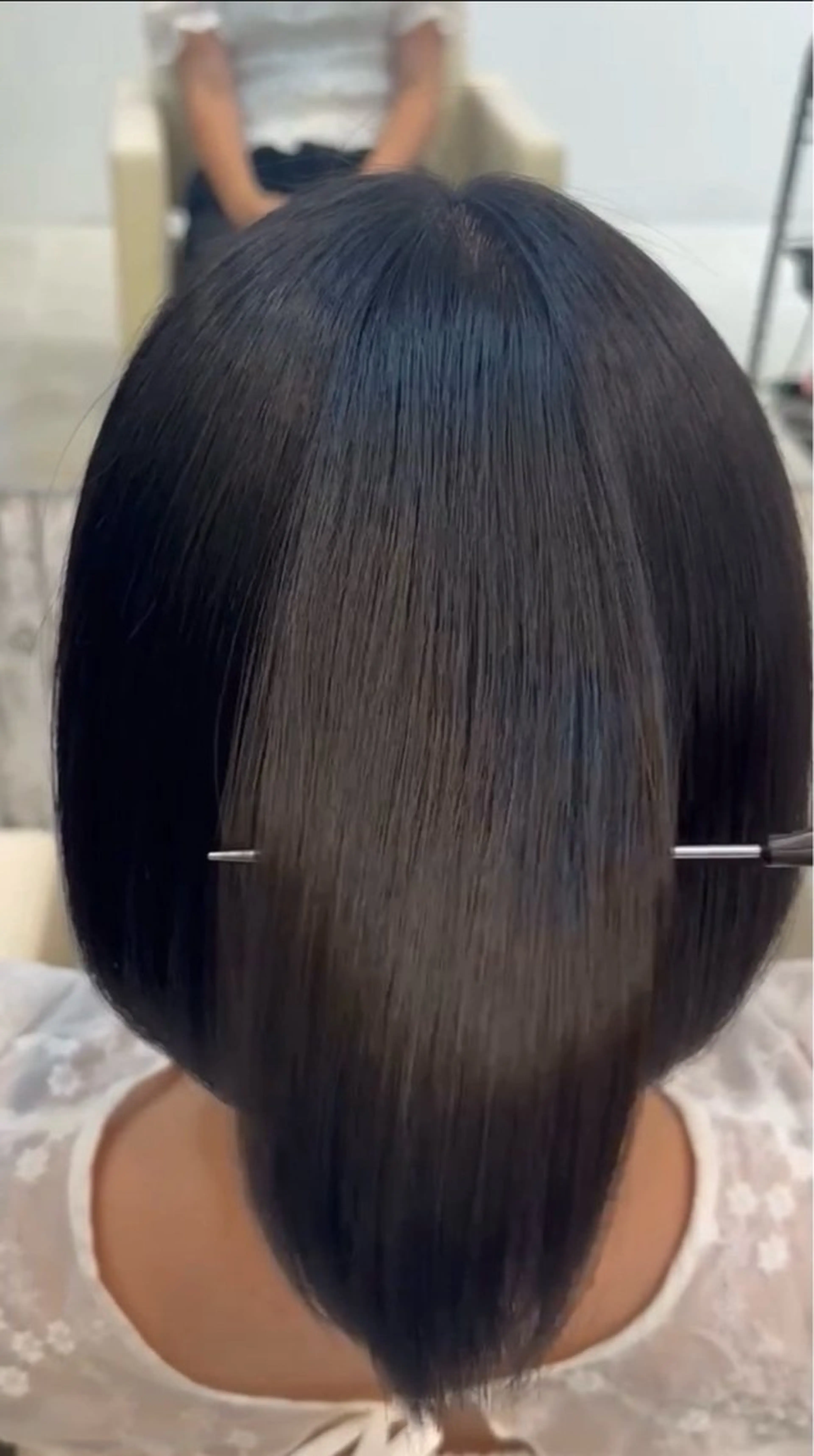 艶髪フル縮毛矯正+カット＋✨無料✨限定トリートメント（3step）の写真