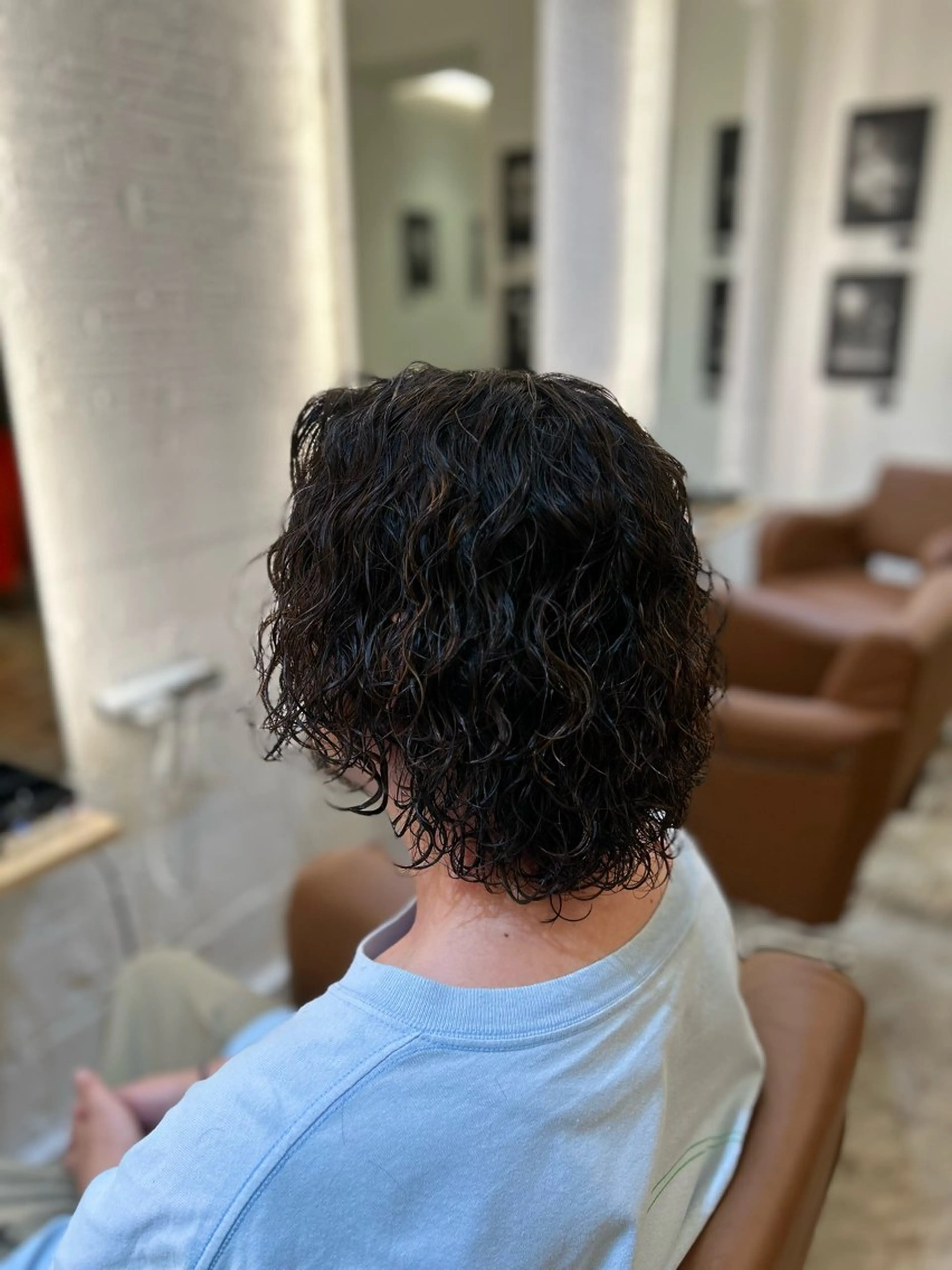 パーマ メンズ メンズパーマ 波巻きパーマ AMBERGLEAM Hair&Cloth Yoga所属・Ryo☘縮毛矯正/ メンズ/ブリーチ/のヘアスタイル