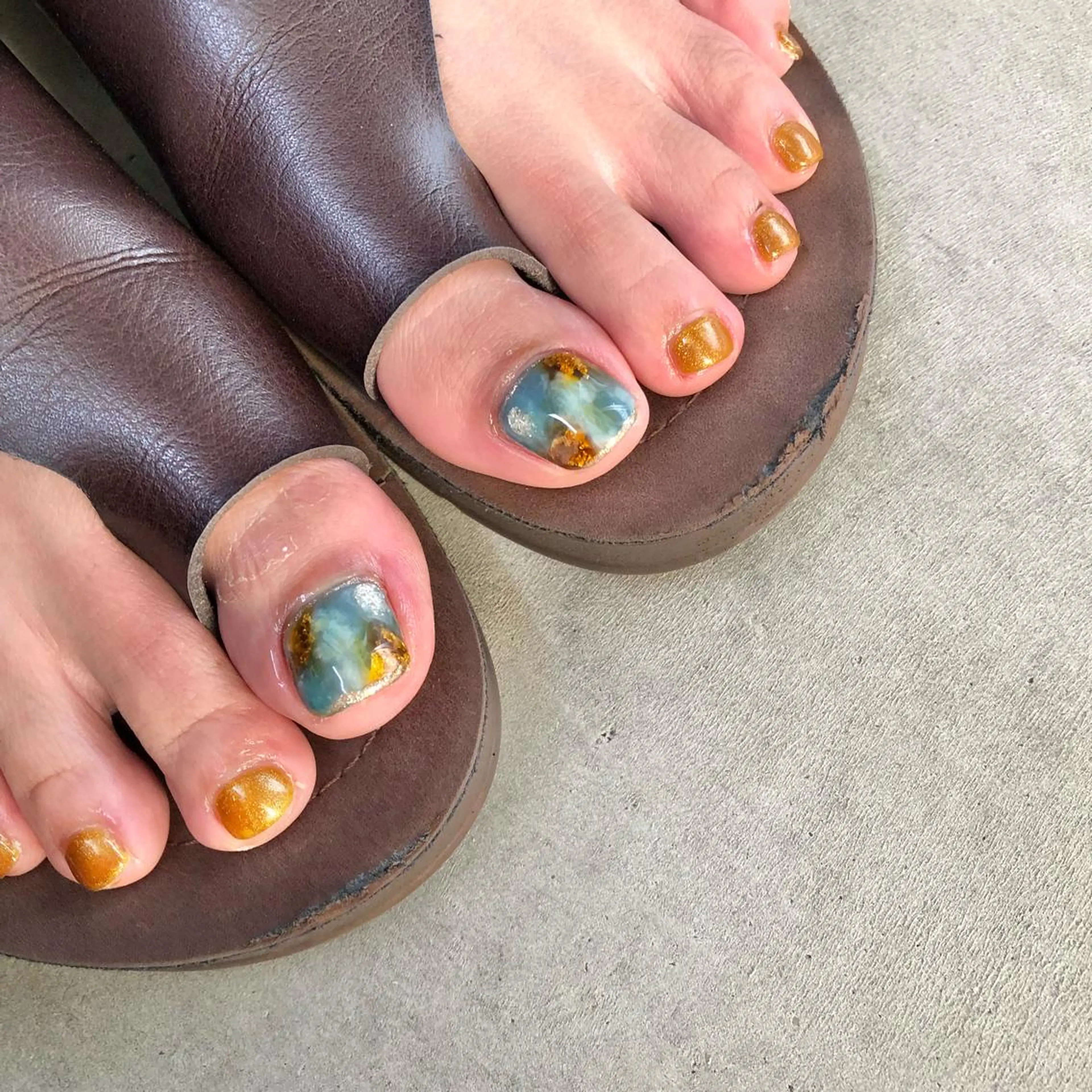 フット　60 minutes コース(アート2​〜​3本) 持ち込みデザインOK!【オフ代込み】の写真