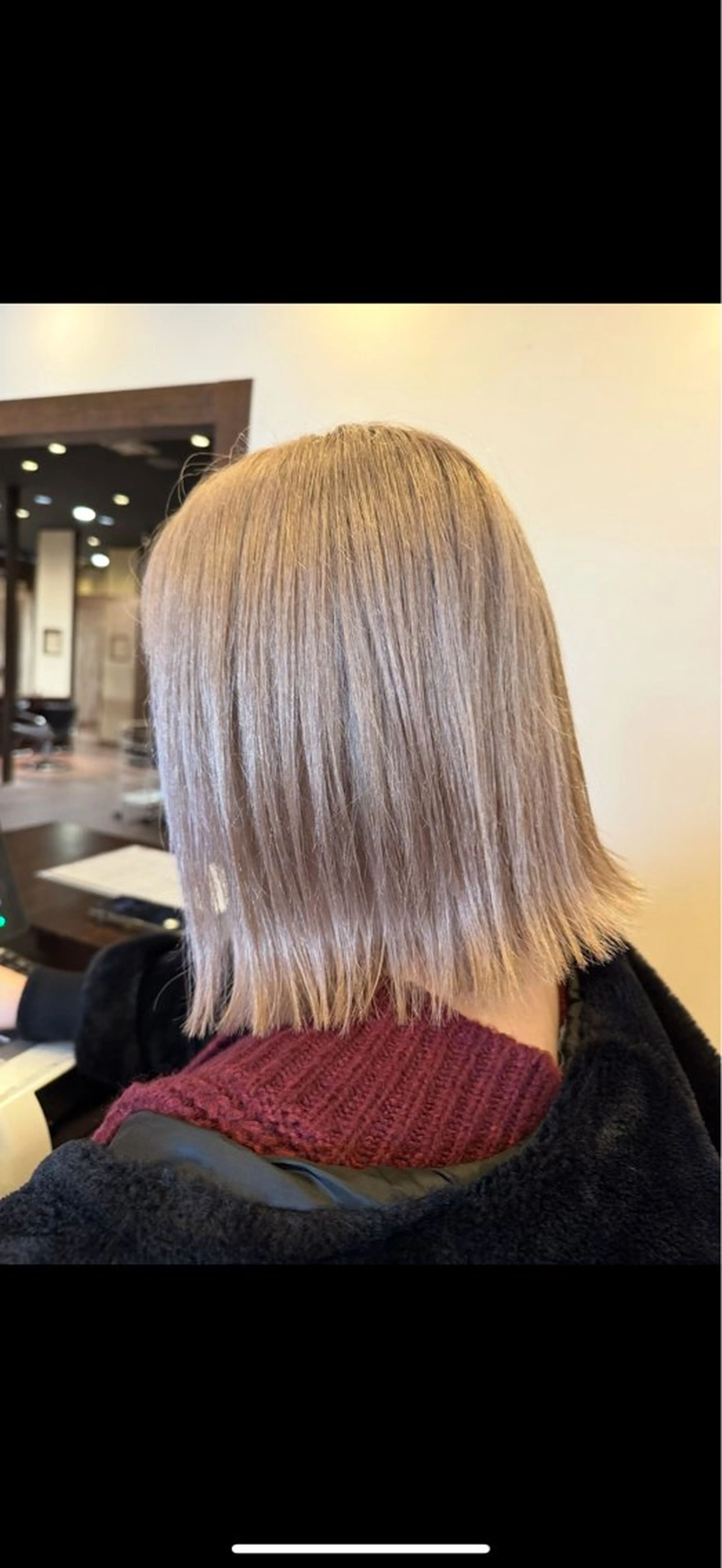 ブリーチオンカラーの写真