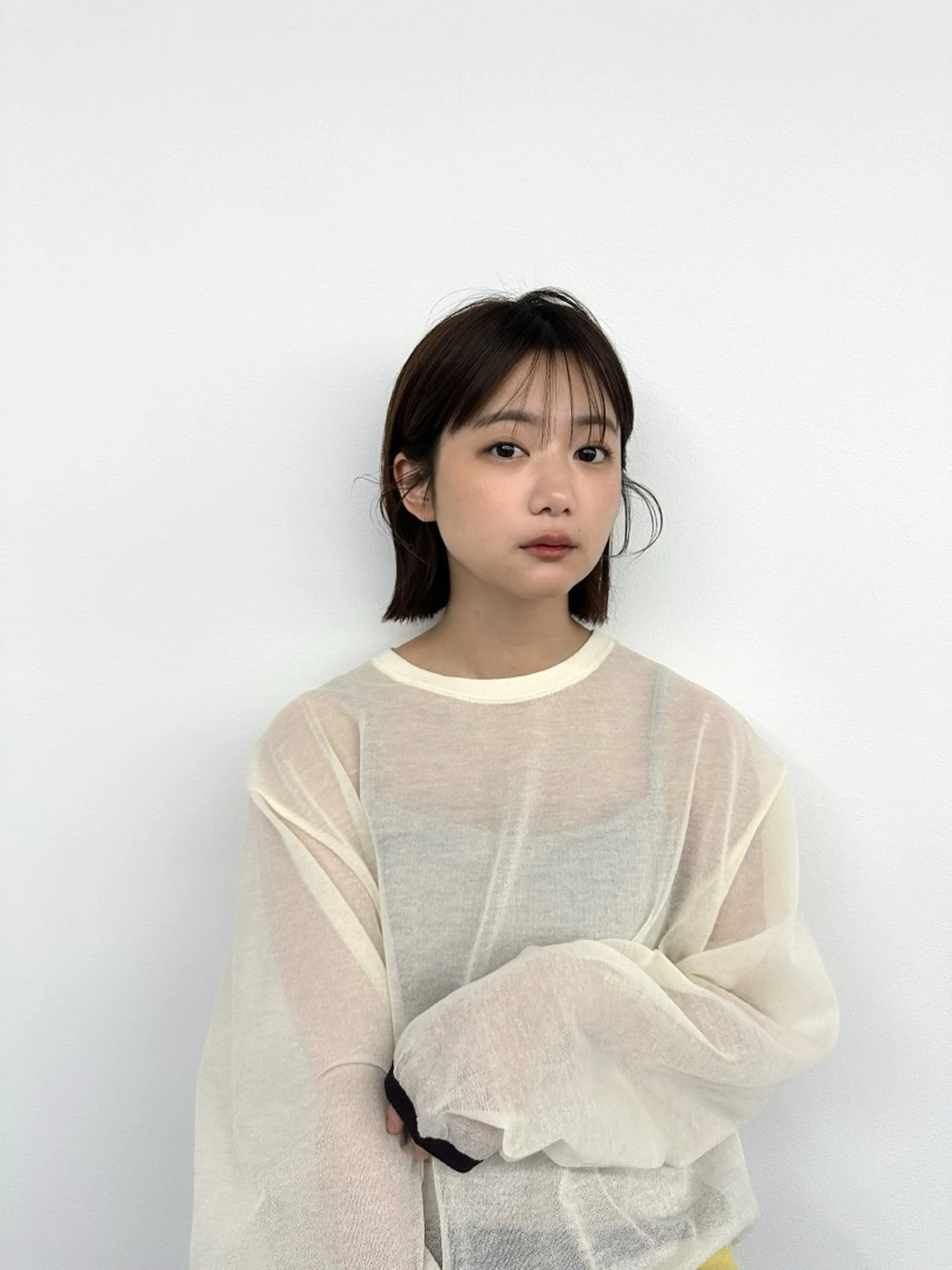 カラー アンニュイヘア/ 顔周りカット/眞弓萌のヘアスタイル