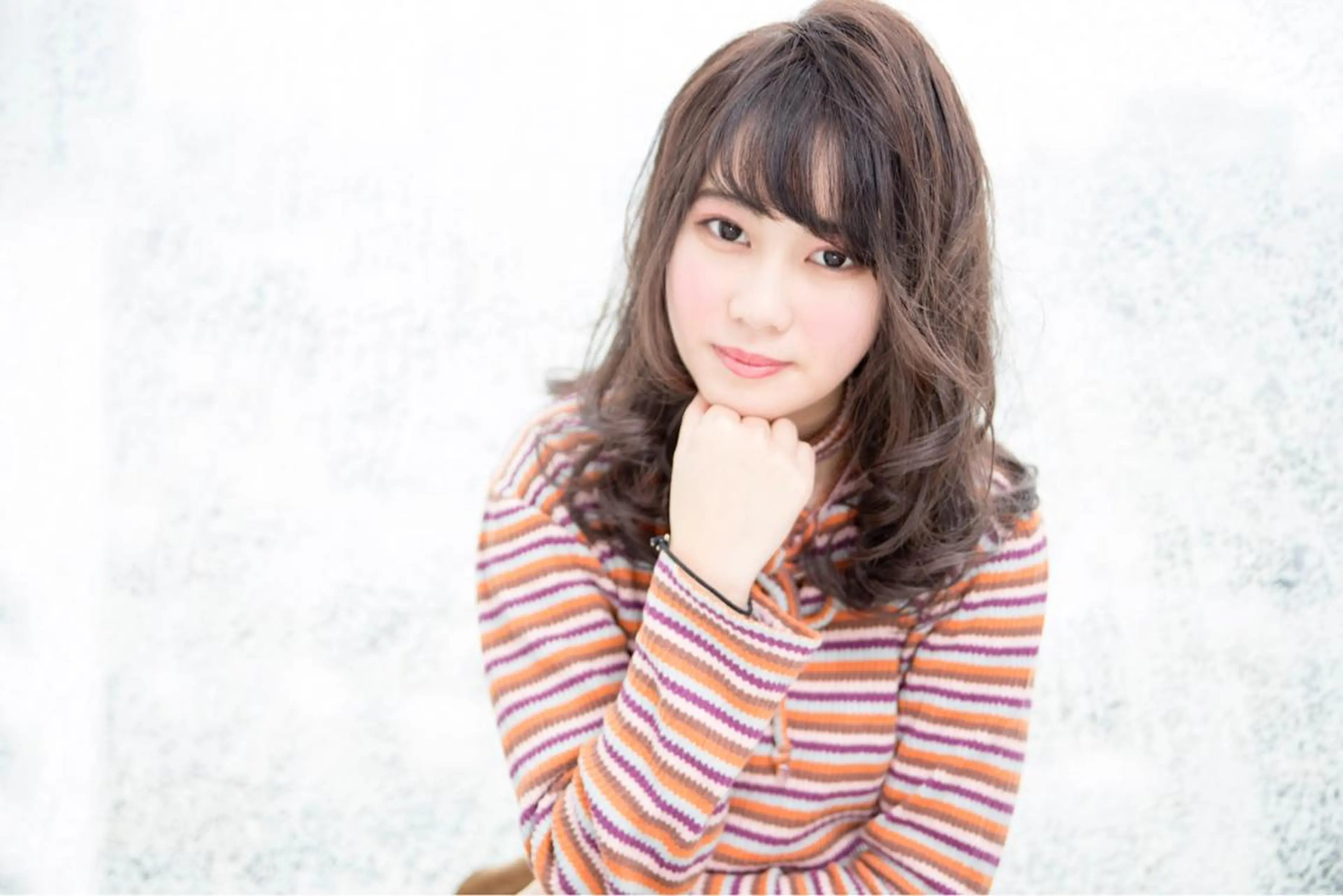 セミロング カラー Re:ta Hair 飯田淳平のヘアスタイル