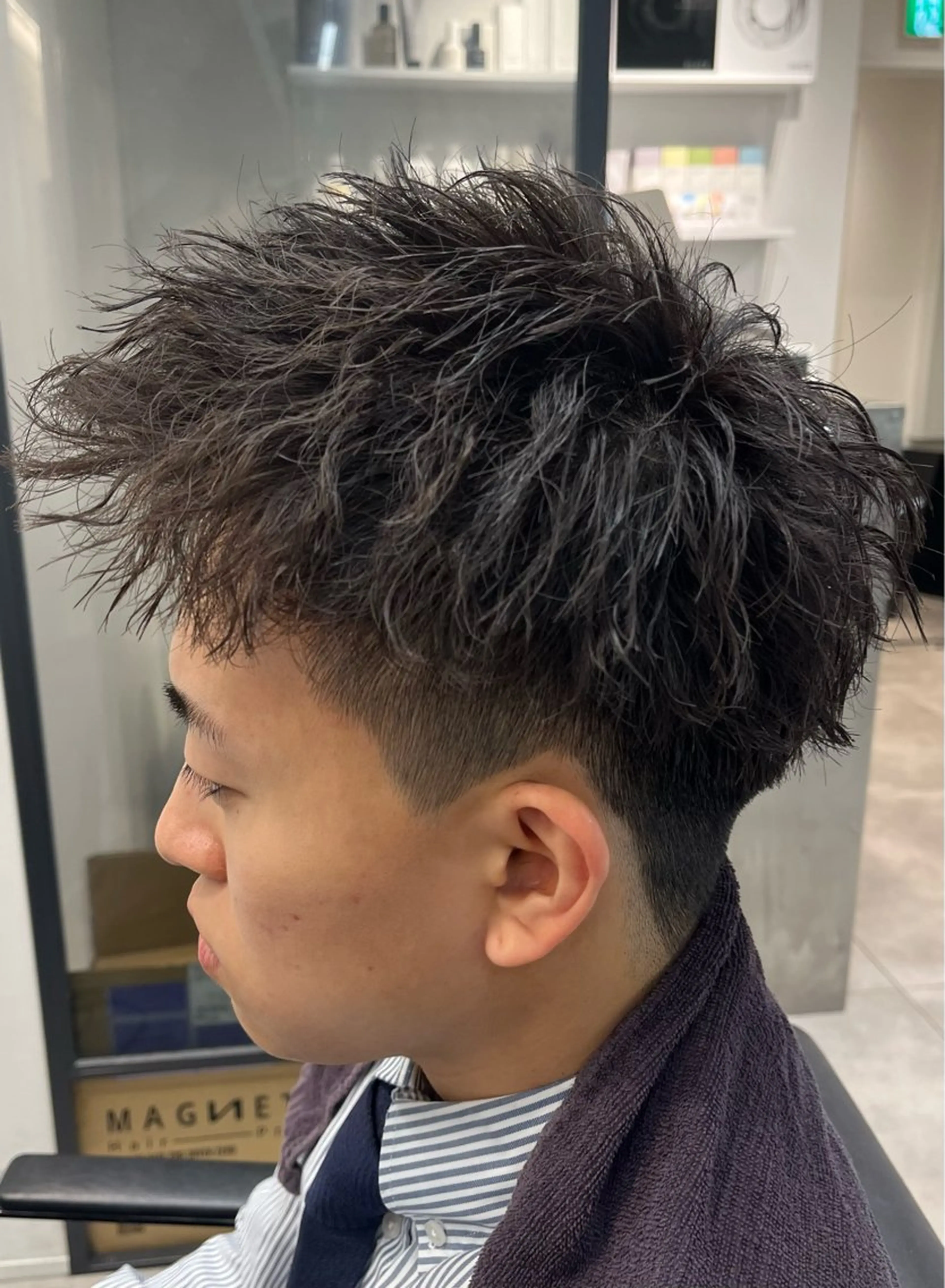 ✨45％オフ✨メンズカット＋ツイストパーマ＋トリートメント¥14000→¥7700の写真