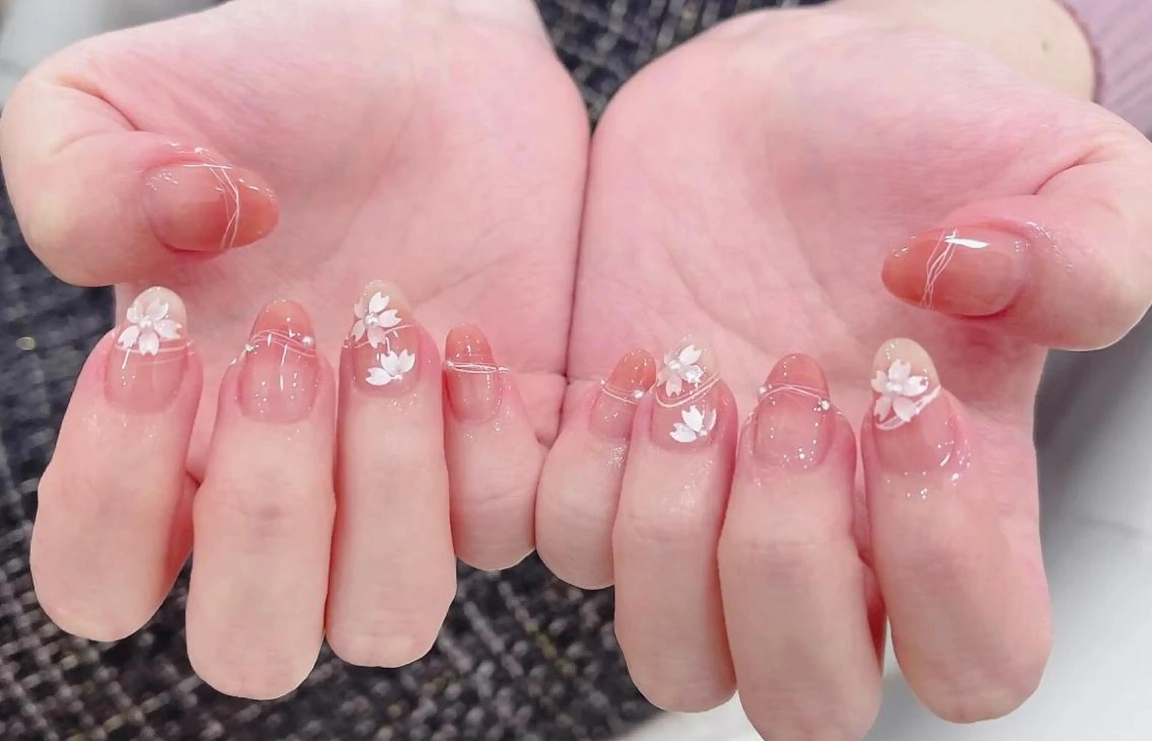 カラー ネイル UniqueNail 長さだし専門店のネイルデザイン