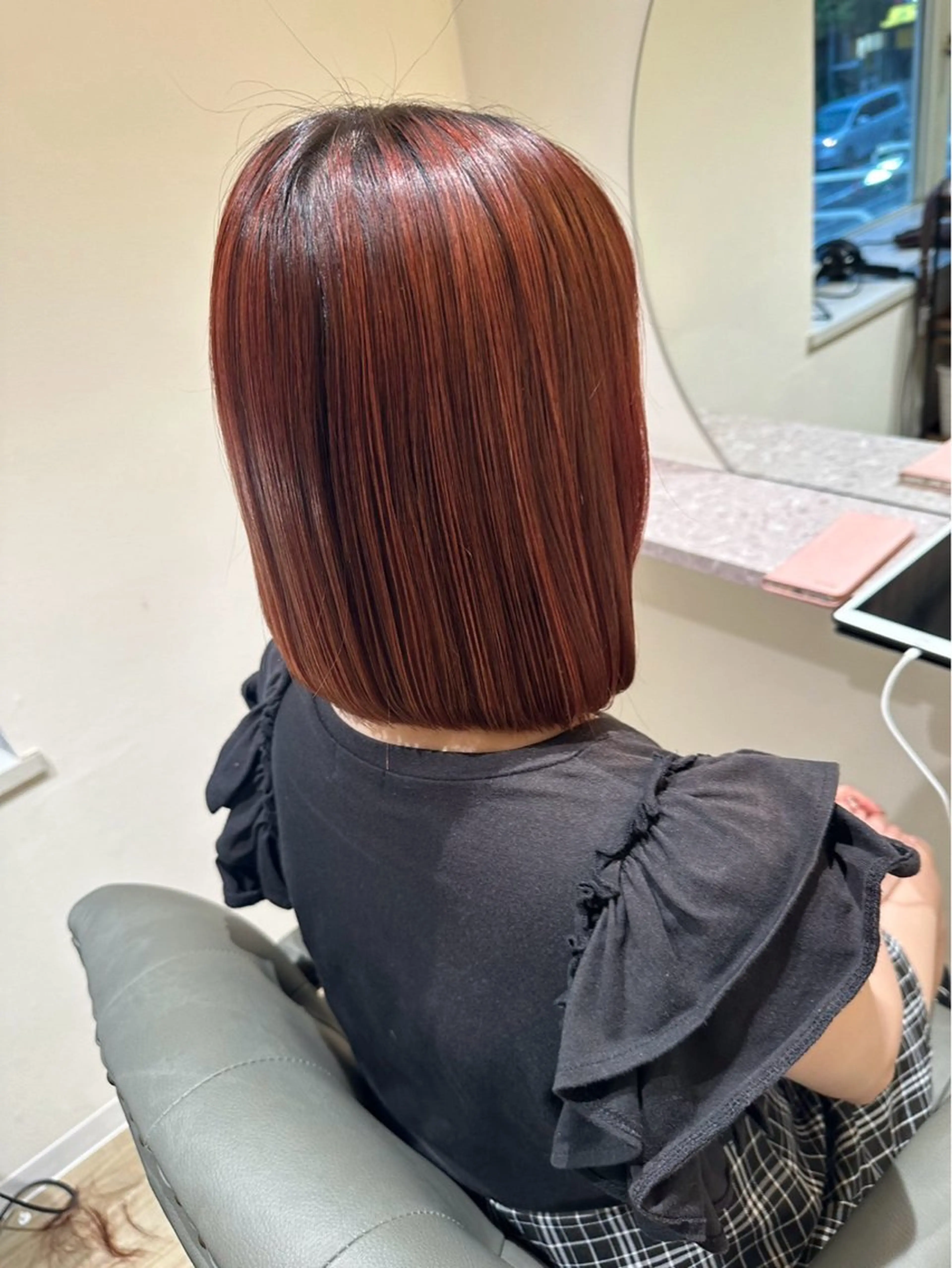 ミディアム 中田 渚のヘアスタイル