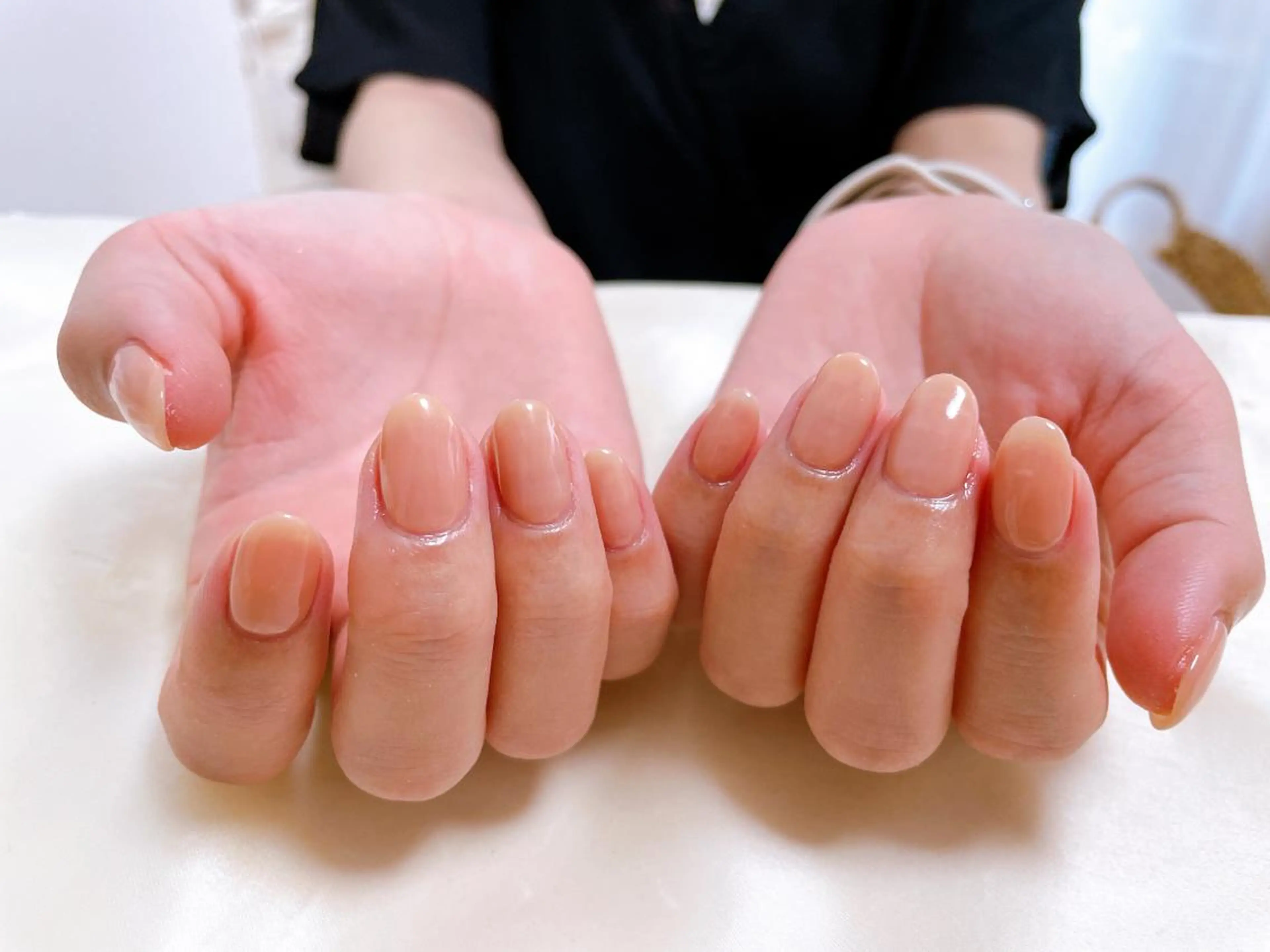 ネイル ワンカラーネイル Mogu nail 二子玉川のネイルデザイン