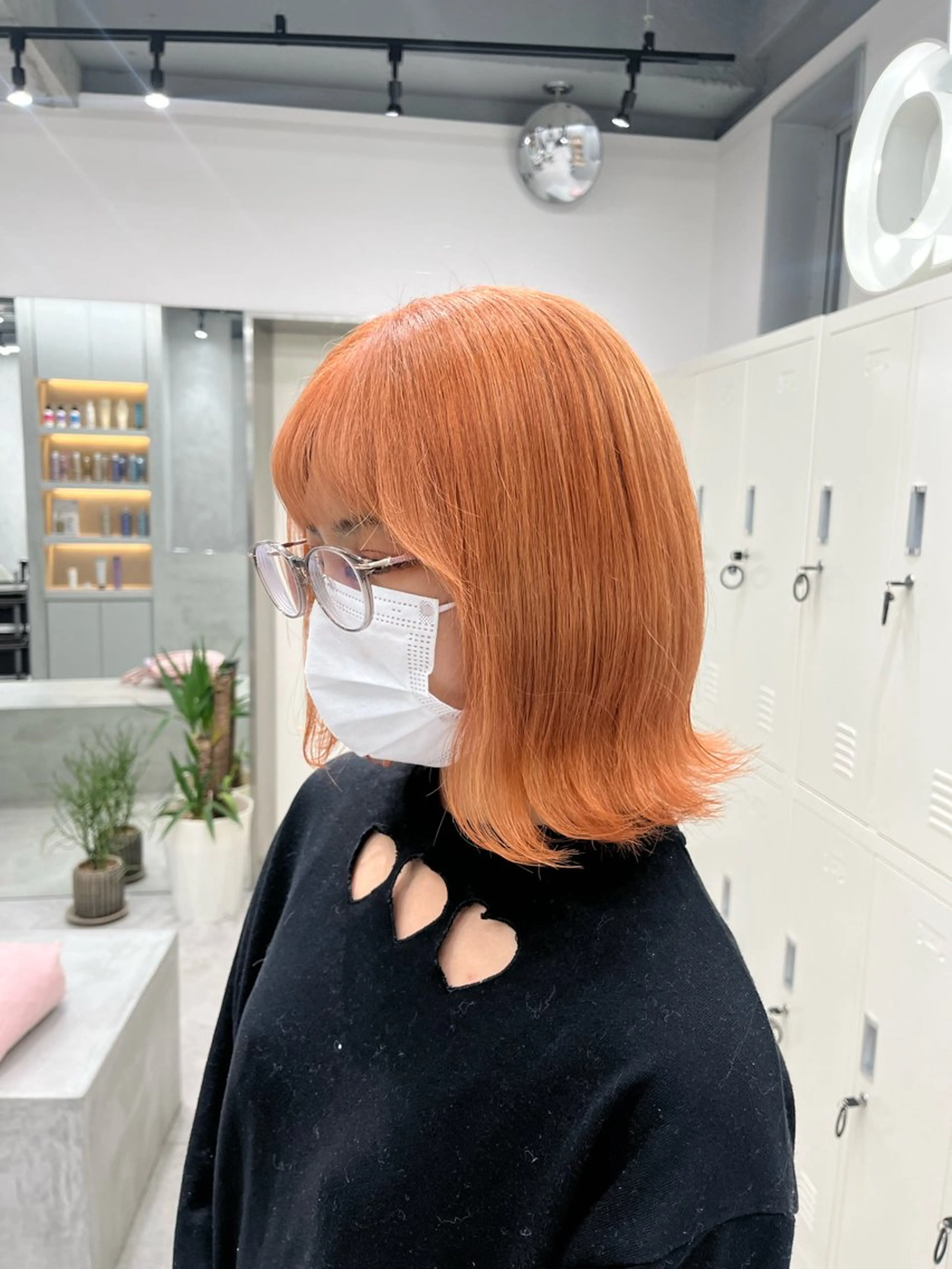 ミディアム ヘアカラー 🌈ハイトーンカラー ⋆˚ʚɞにいな🌈のヘアスタイル