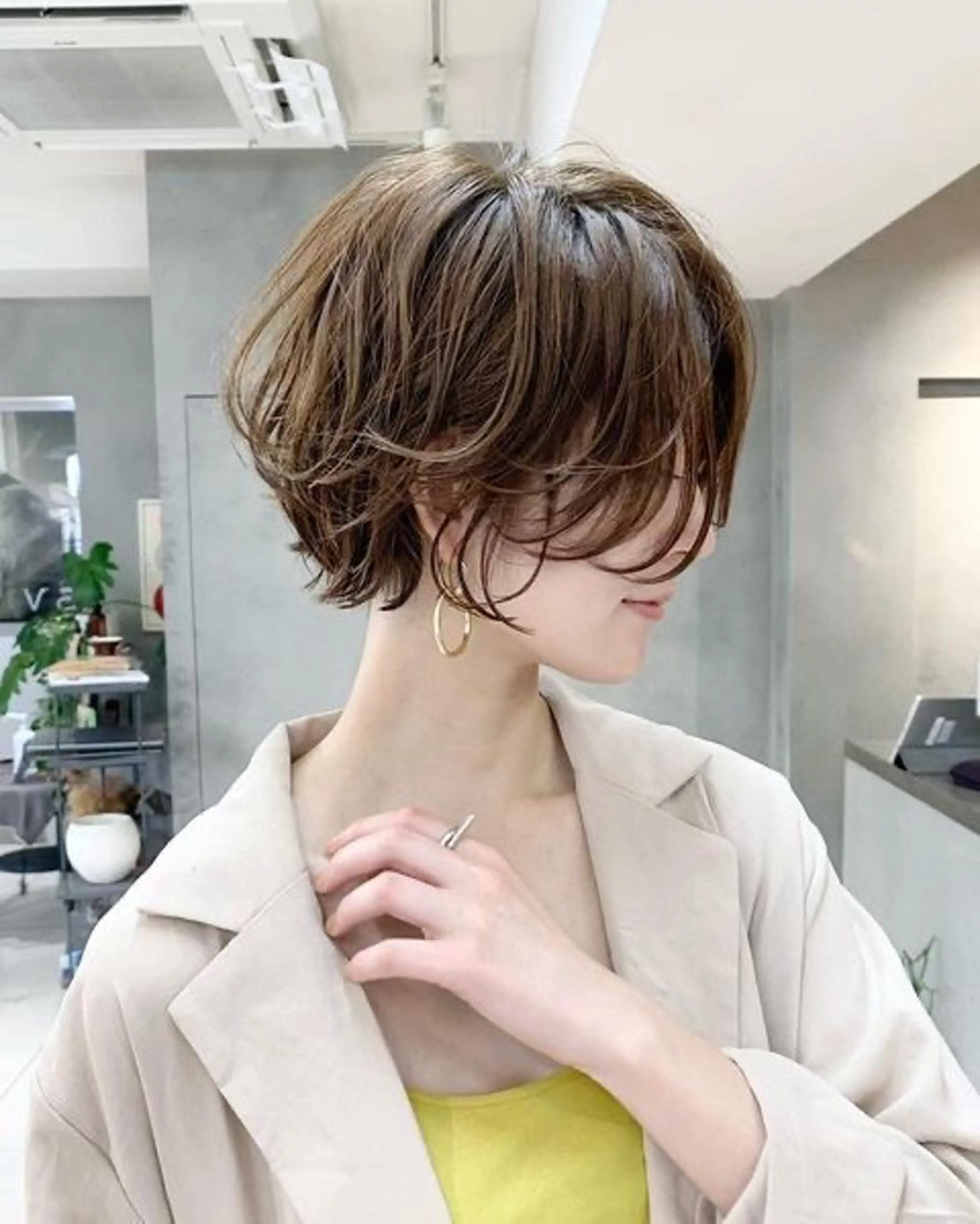 ショート 山田 みかのヘアスタイル