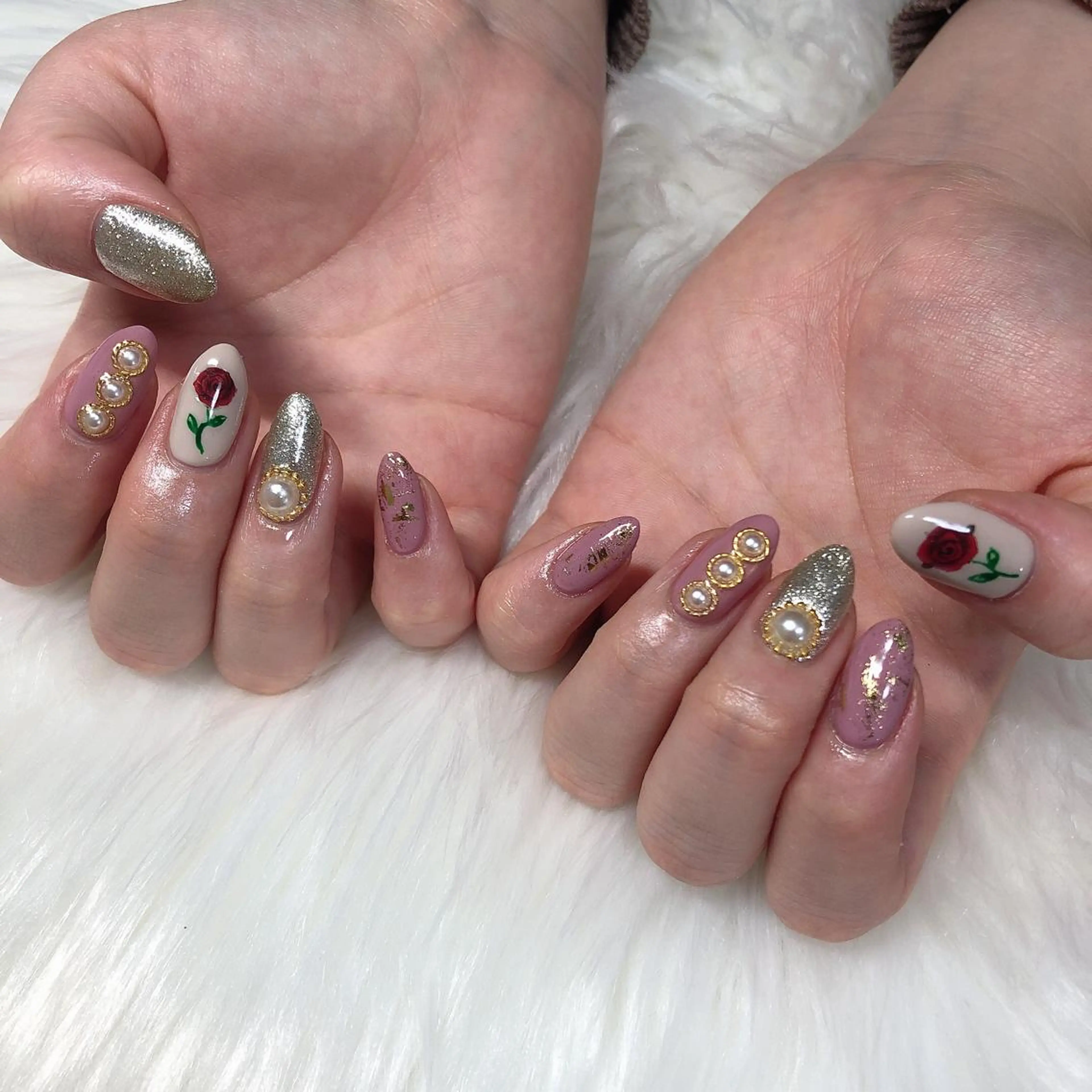 ネイル ハンドネイル 西岡 杏のネイルデザイン