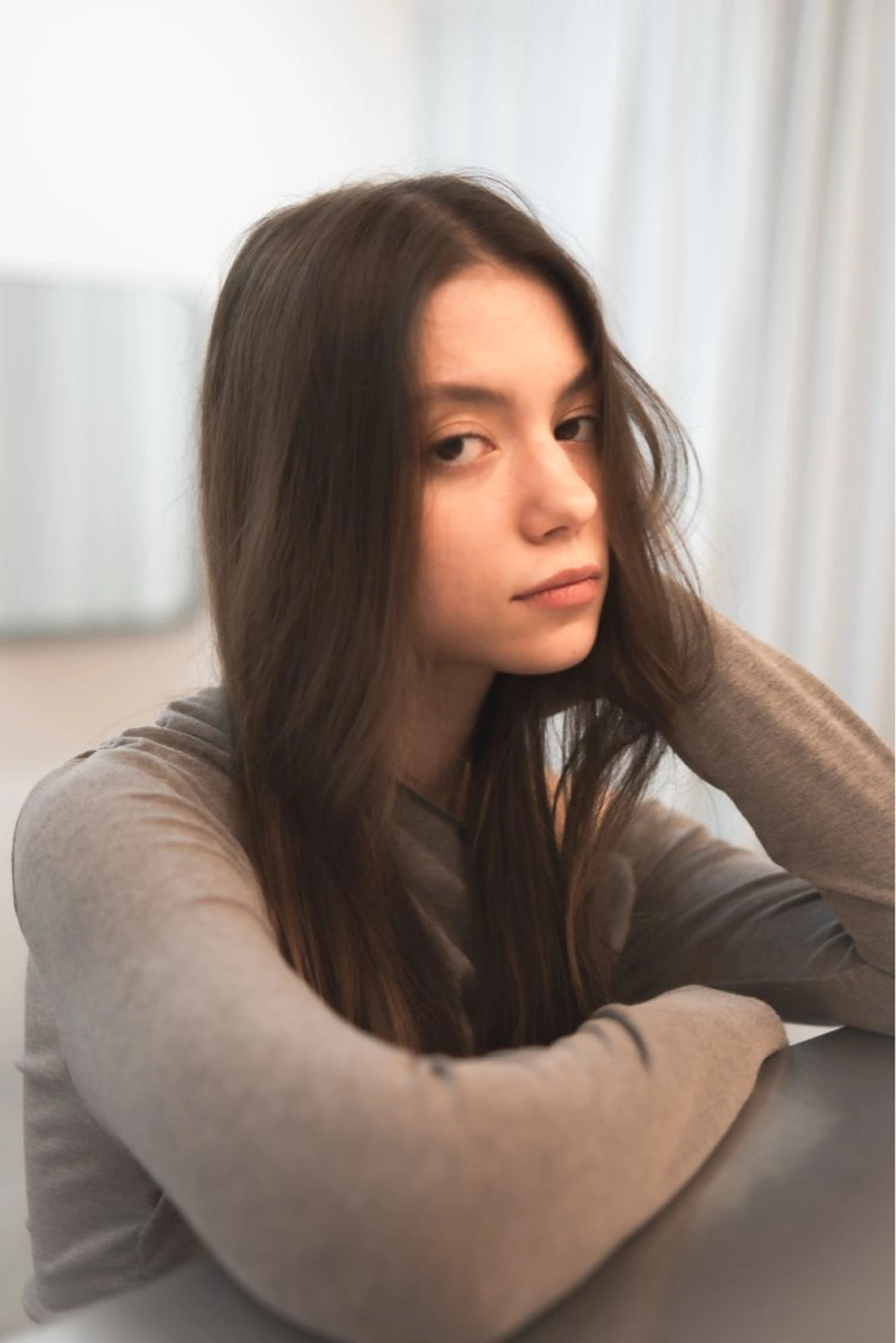 ロング ヘアカラー トリートメント CHIBA/マンツー マン/艶髪と透け感のヘアスタイル