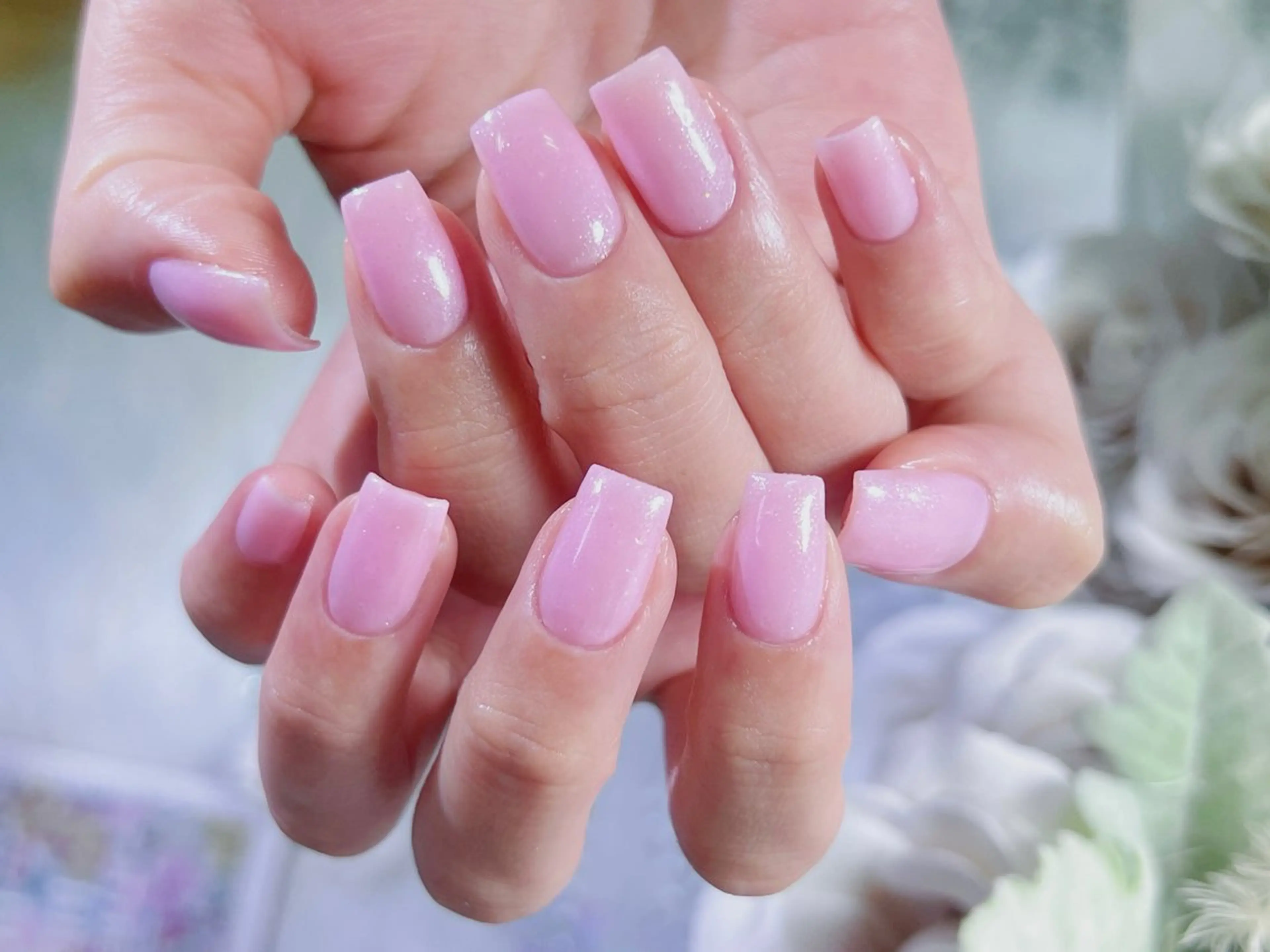 ネイル フレンチネイル ガーリー マグネットネイル 持ち込み スカルプネイル ハンドネイル Painty所属・Painty nailのネイルデザイン