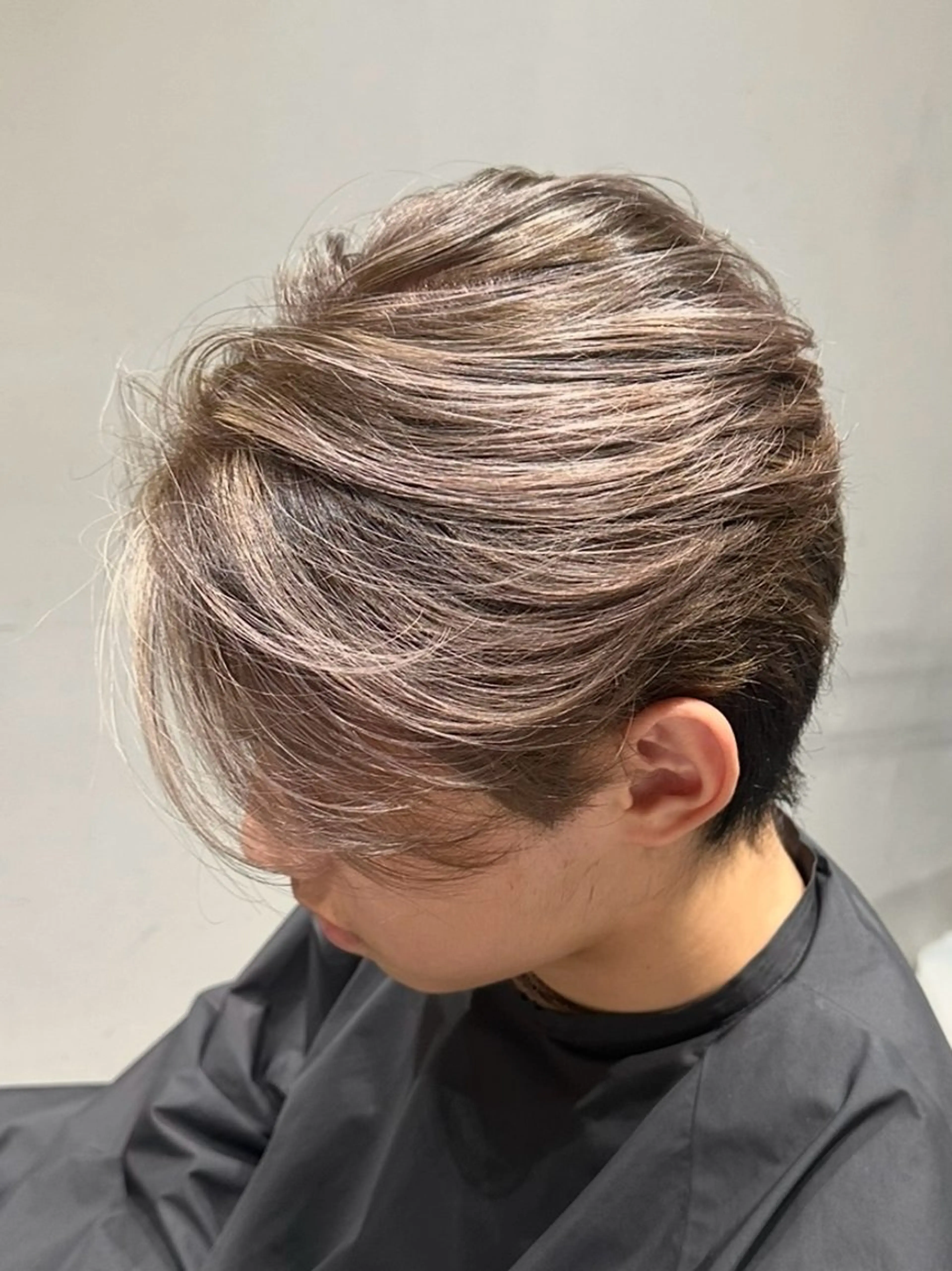 カラー メンズ メンズバレイヤージュ バレイヤージュ カット ヘアカラー メンズバレイヤージュ /町田/木村悠月のヘアスタイル