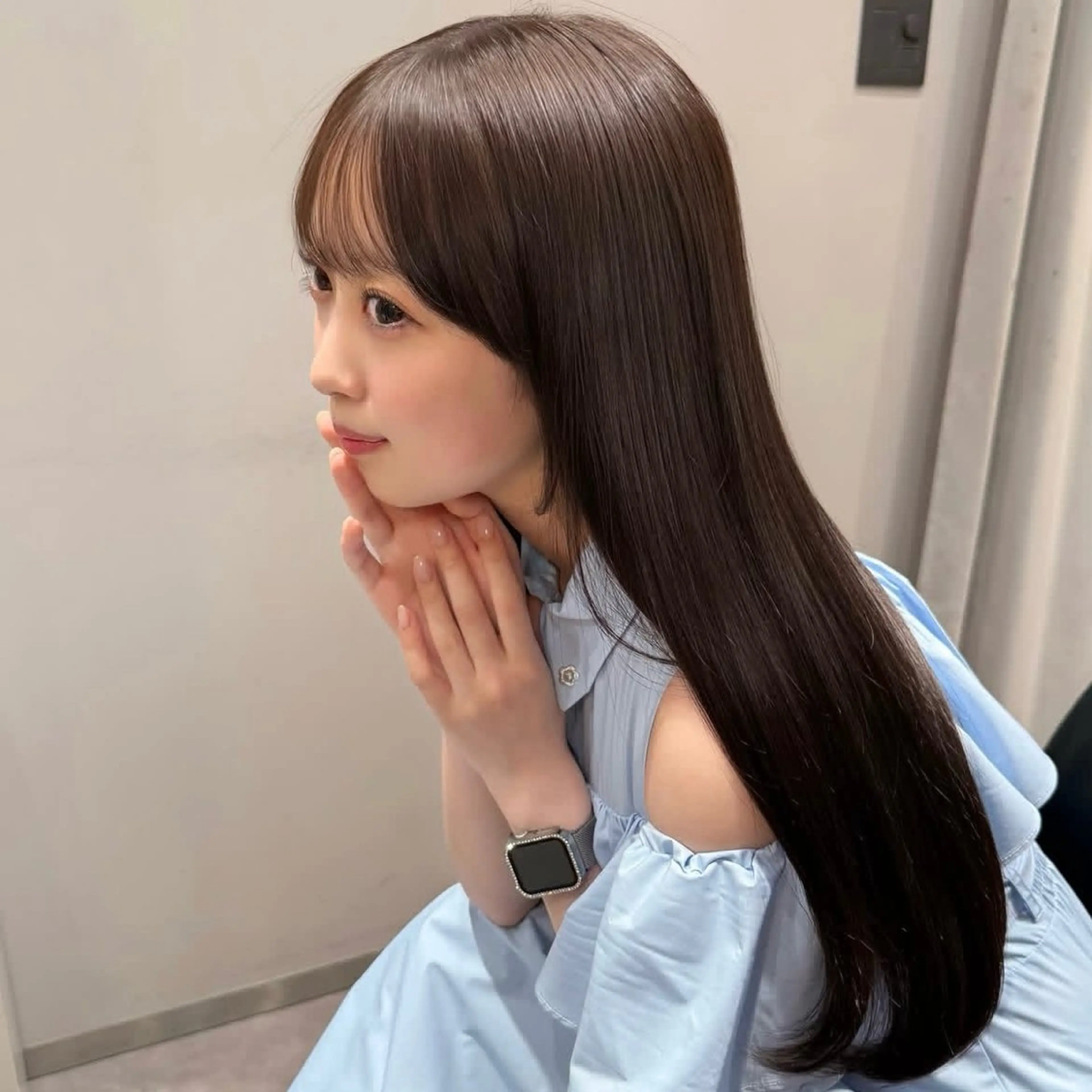 ロング カラー ヘアカラー 縮毛矯正 トリートメント Celan 表参道所属・ゆうさ/髪質改善/ 縮毛矯正/ショートのヘアスタイル