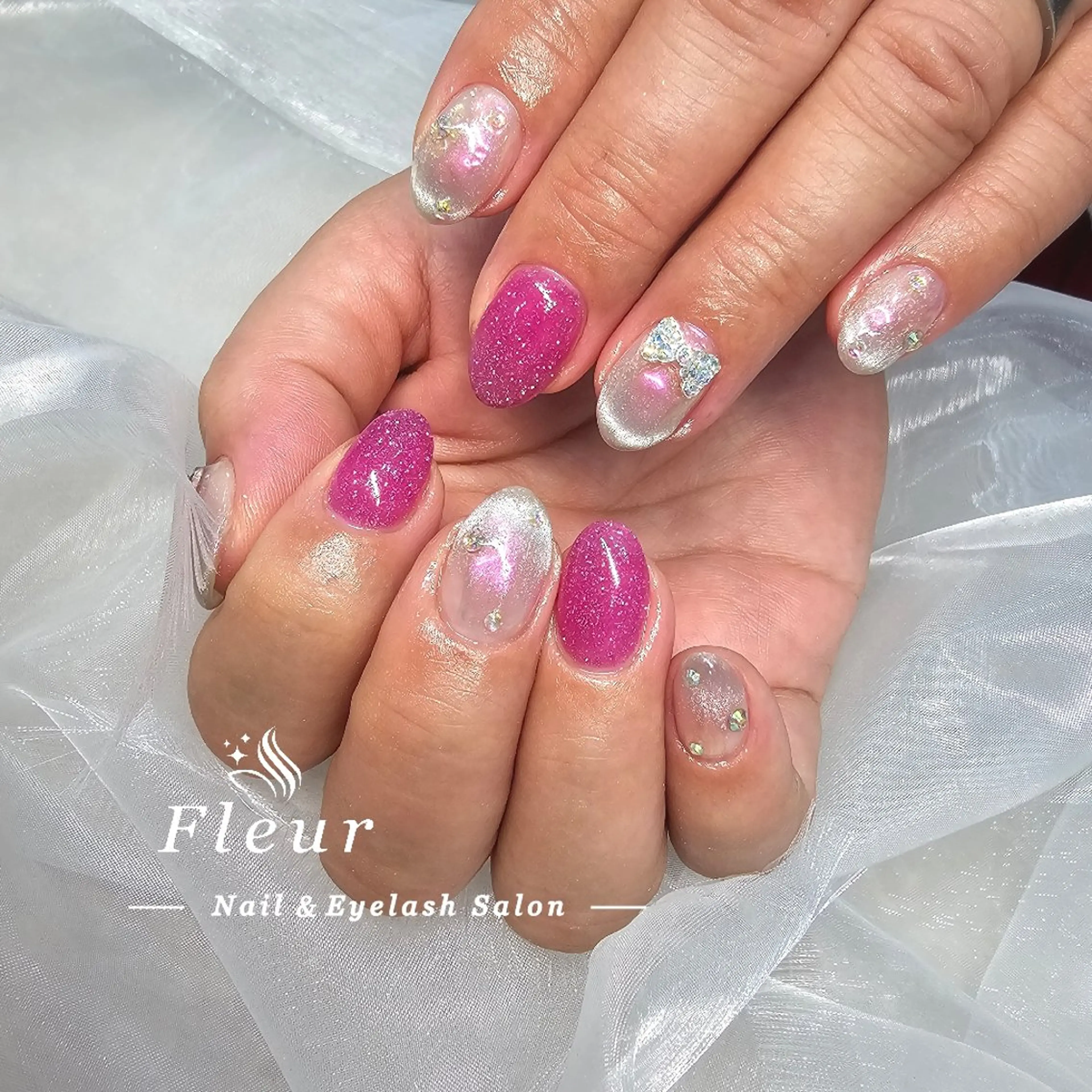 ネイル nail&eye ♡Fleur♡のネイルデザイン