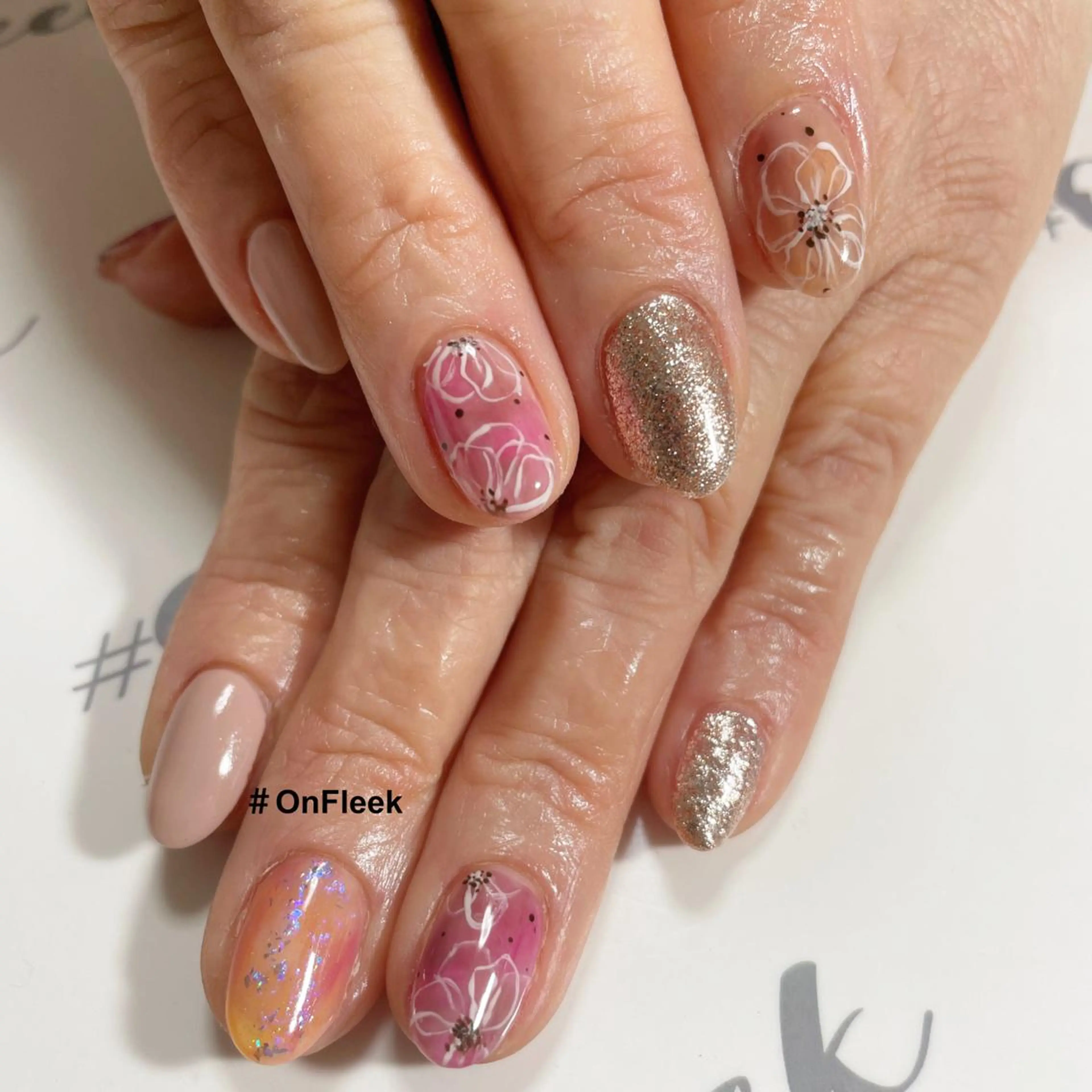 ネイル ハンドネイル NailSalon ＃OnFleekのネイルデザイン