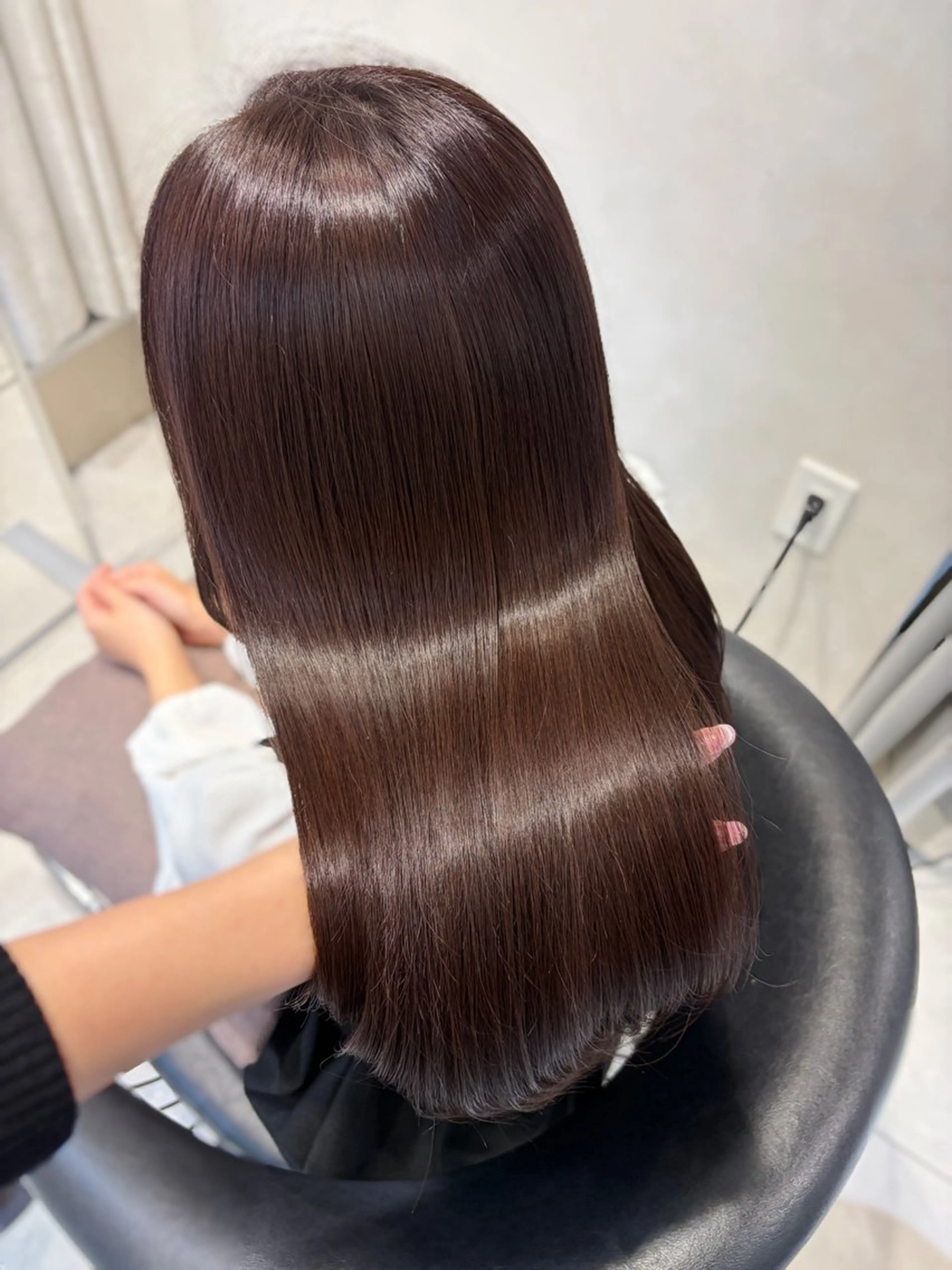 セミロング カラー ブラウンカラー ココアブラウン ラベンダーカラー ピンクカラー ピンクラベンダー ヘアカラー トリートメント 韓国レイヤー×モテ髪 /MITSUKI🤍のヘアスタイル