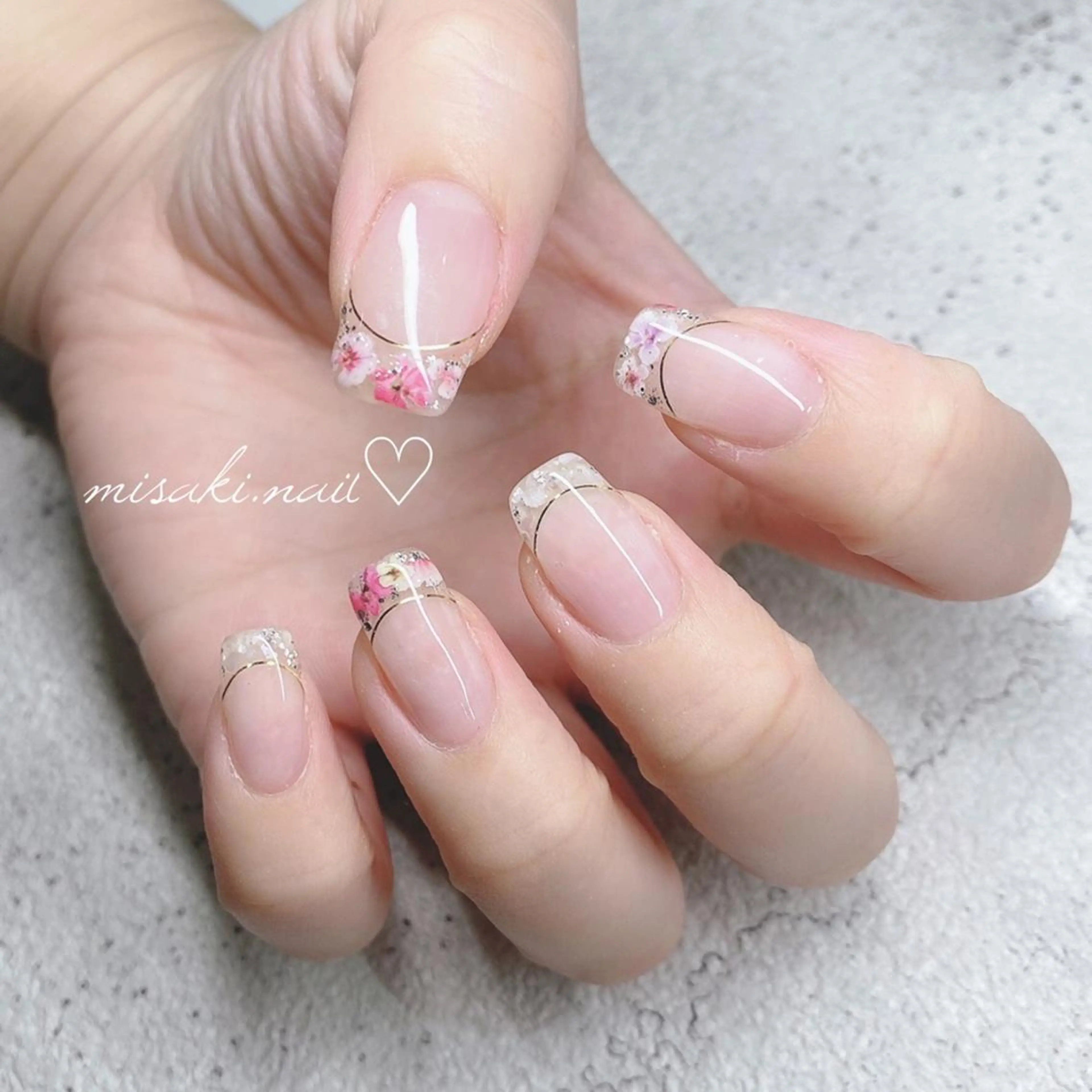 ネイル 韓国ネイル ワンホンネイル ハンドネイル nailsalon miinailsのネイルデザイン