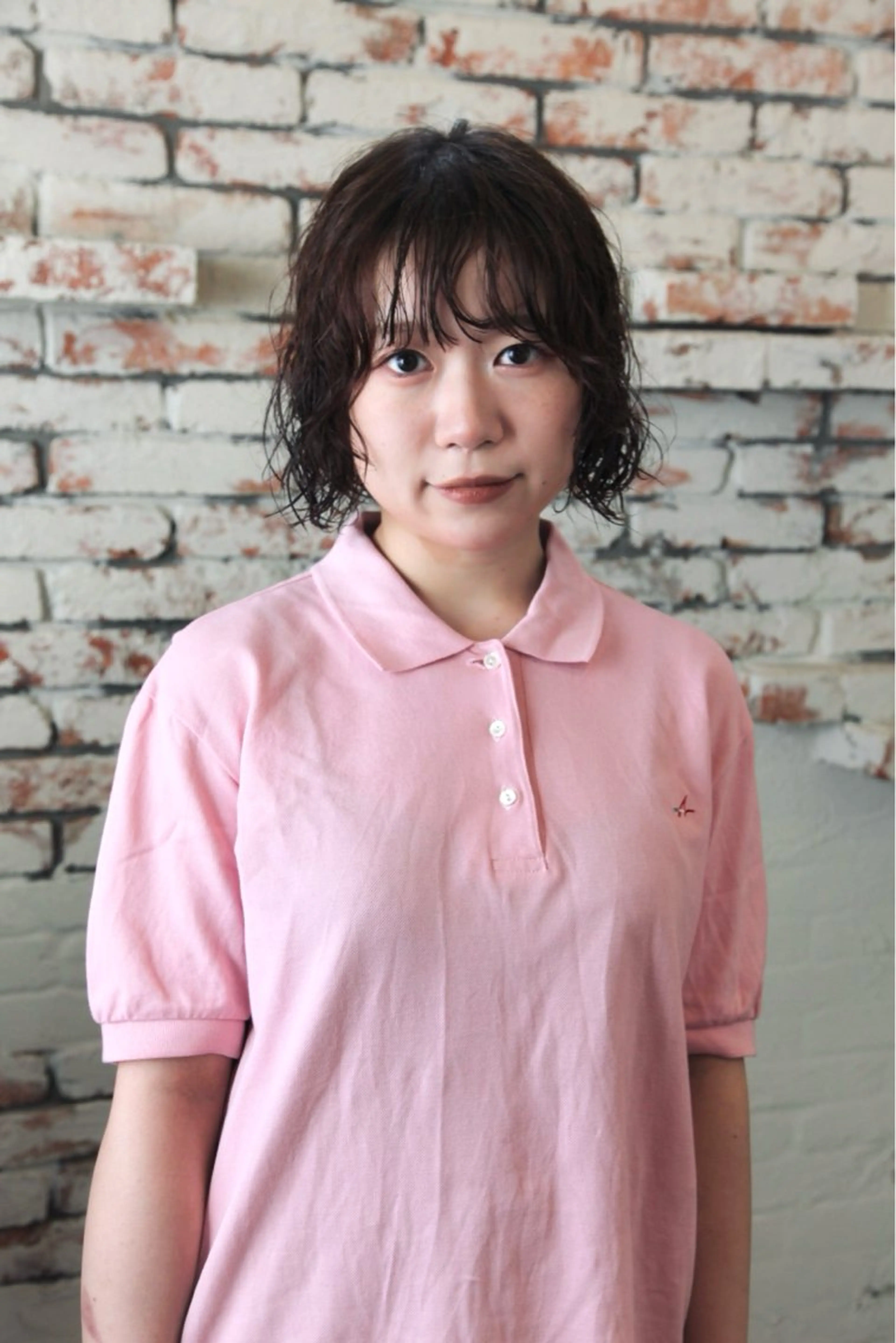 ショート ボブ カット パーマ トリートメント デザインパーマ 藤田和樹のヘアスタイル