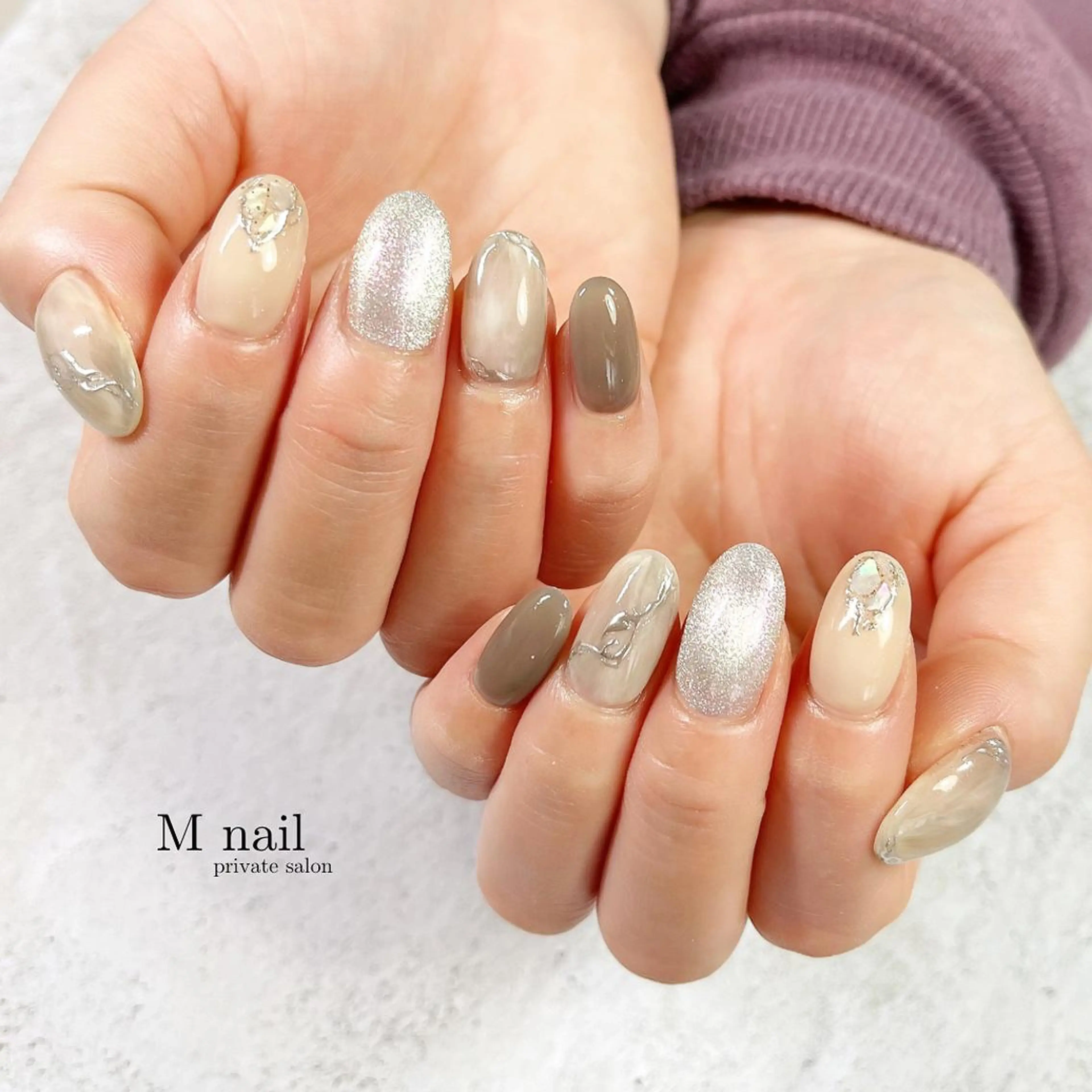 ネイル ハンドネイル M　nail所属・M nailのネイルデザイン