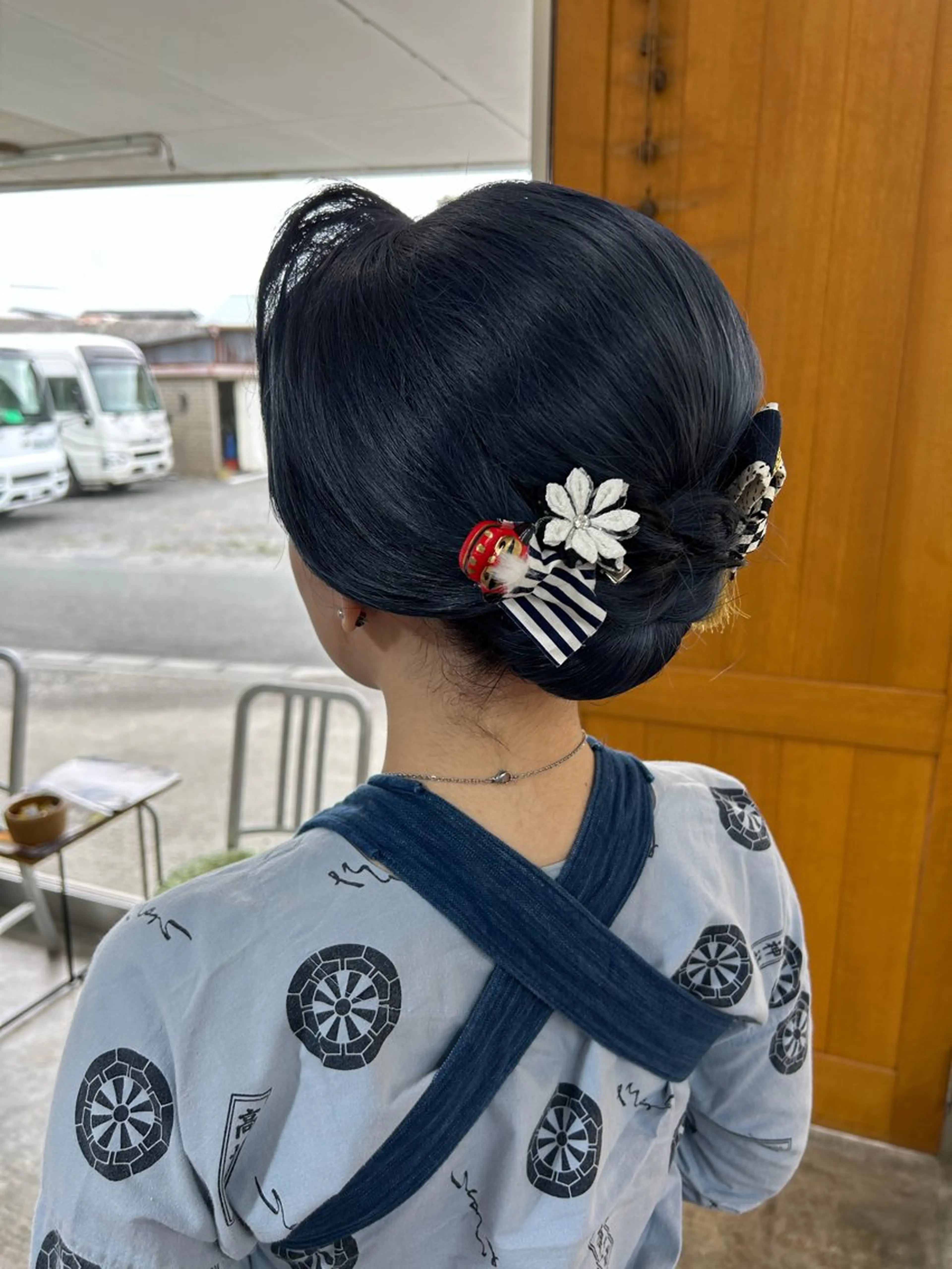お祭りヘアセット🍻🏮の写真