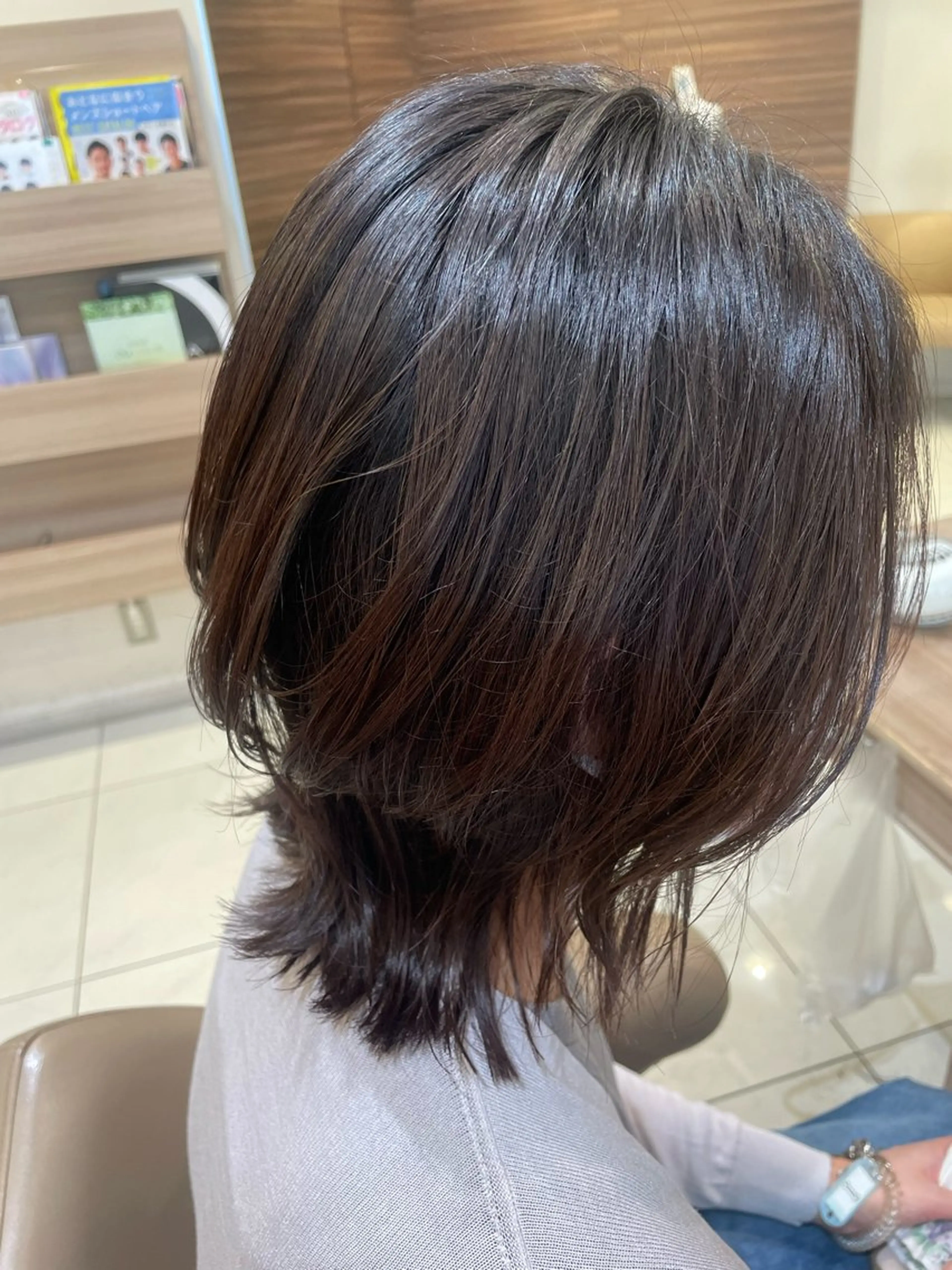 ミディアム ヘアアレンジ カット トリートメント 韓国ヘアメイク🎀/ 縮毛矯正✨山本媛香のヘアスタイル