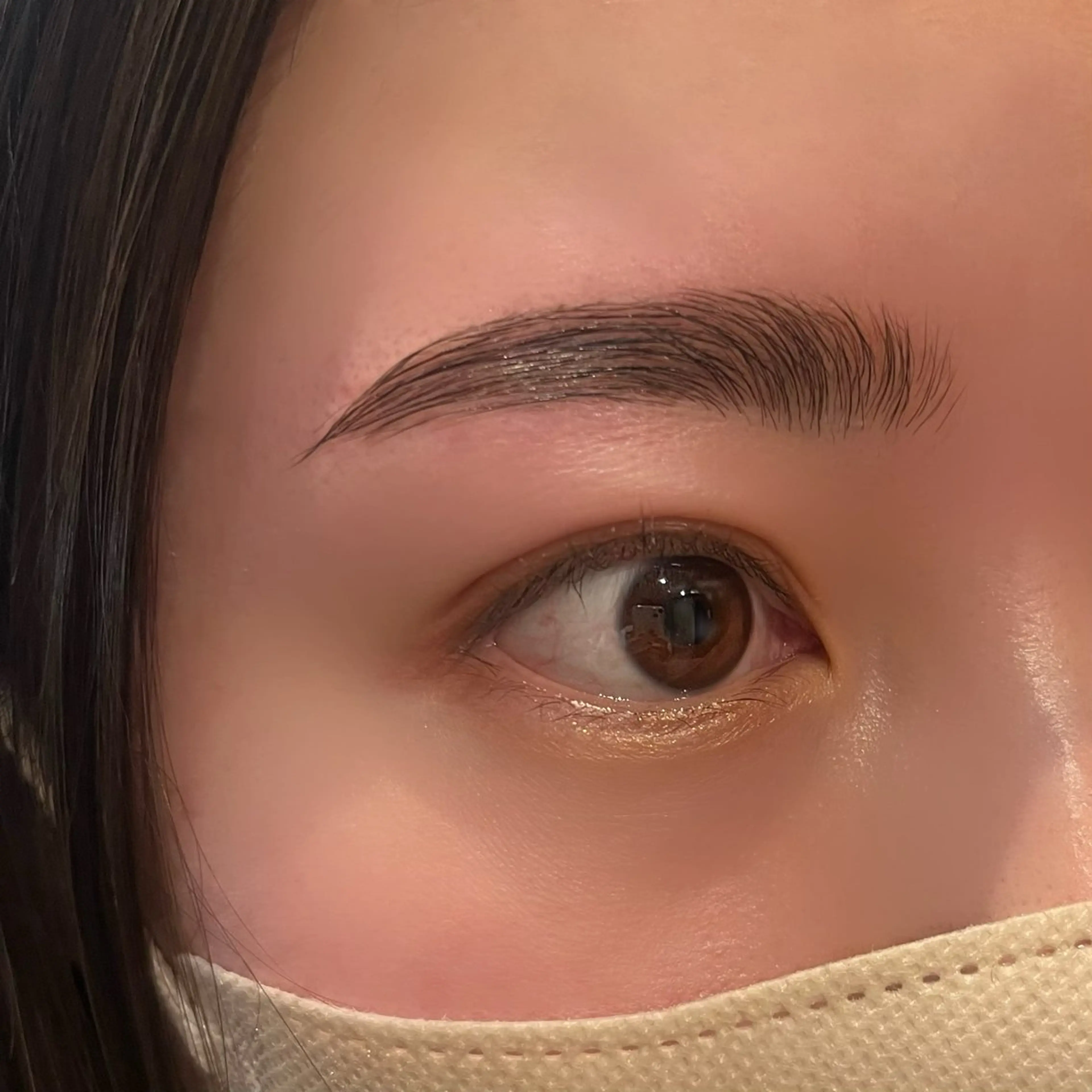 アイブロウ 韓国束感まつげ| MANAMI🧸のマツエク・マツパデザイン