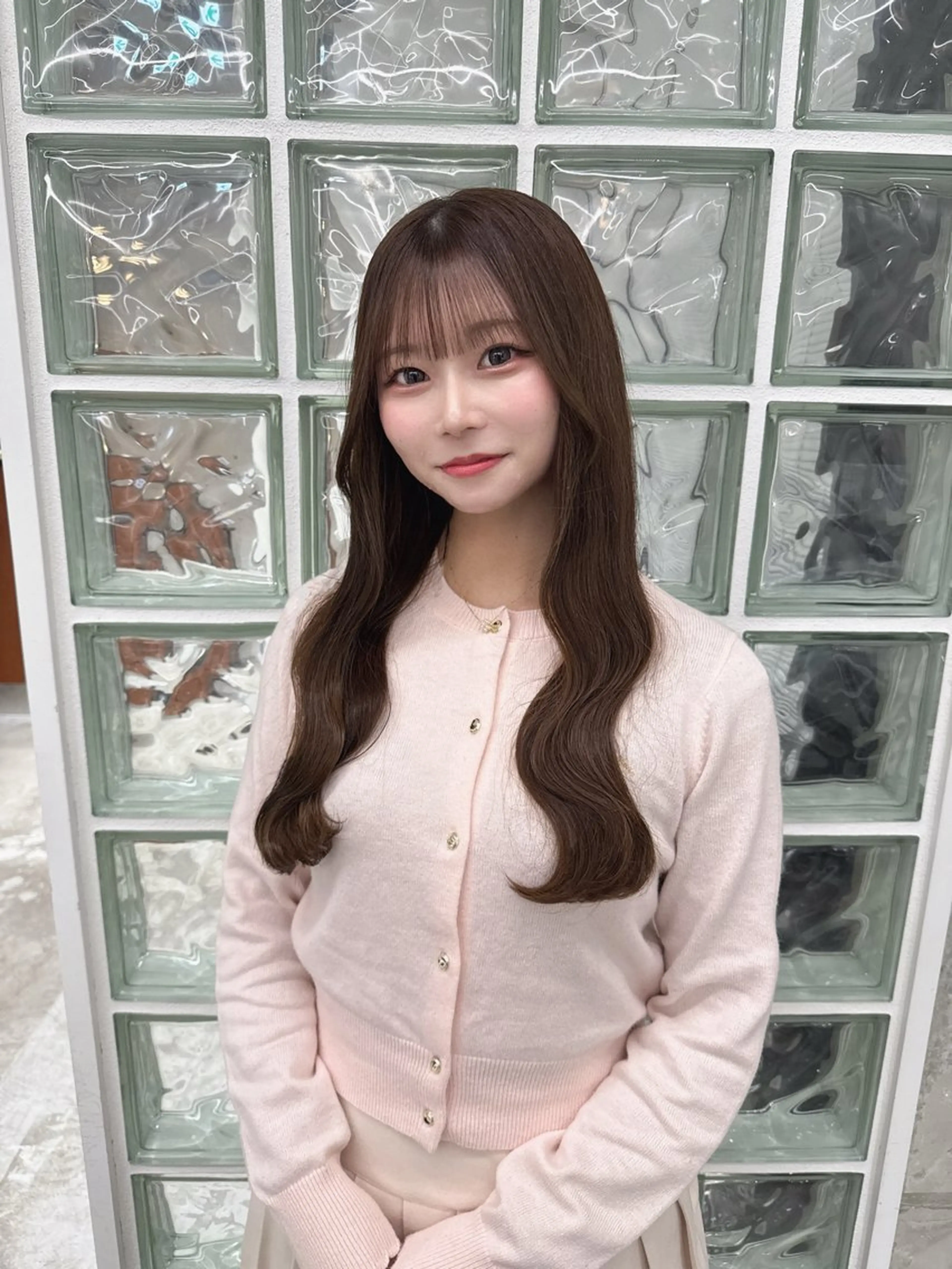 カラー ヘアカラー トリートメント ヘアセット 秋永 鈴のヘアスタイル