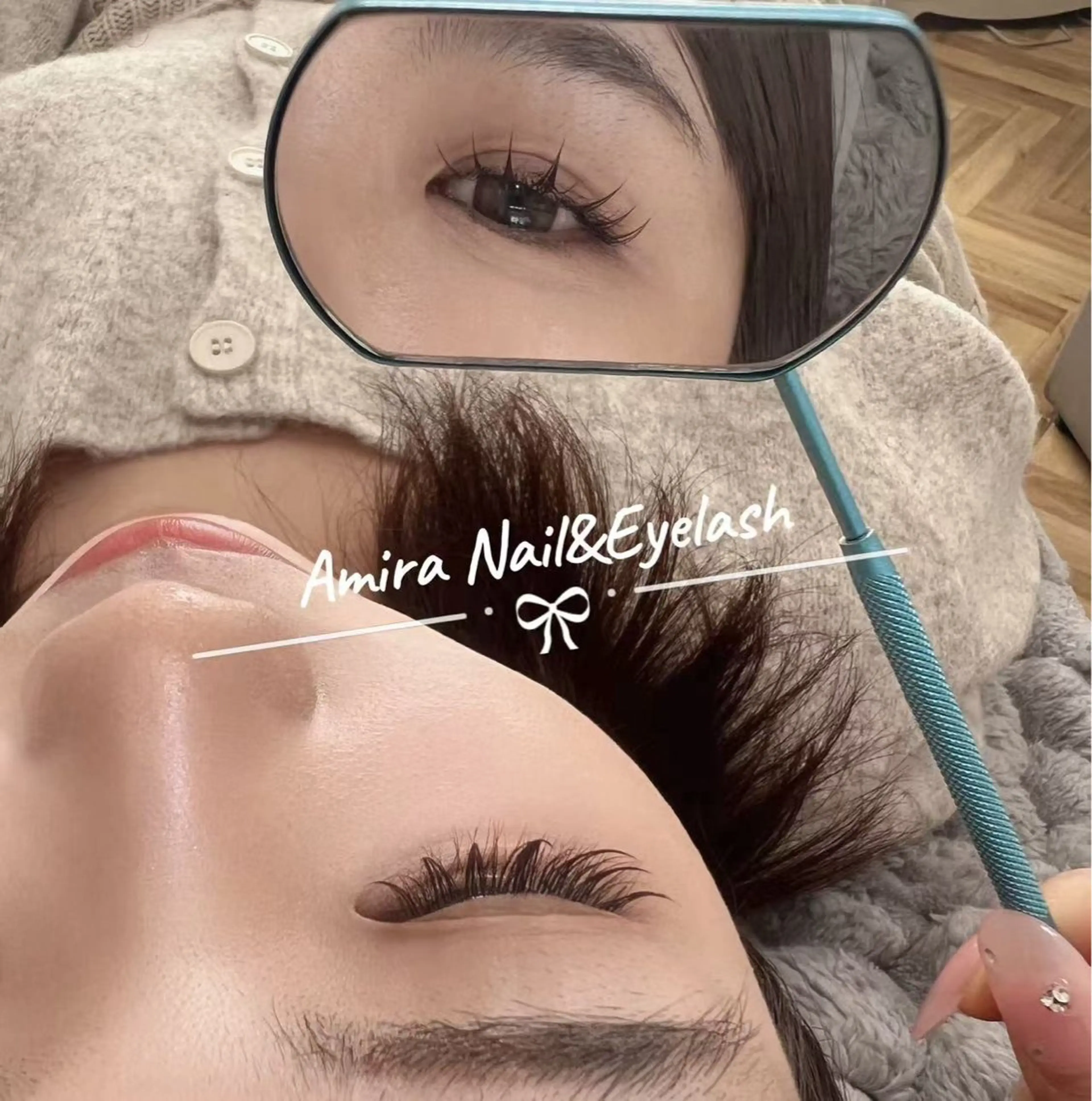 【大人気中華風ワンホンマツエク】【コーティング付き】の写真