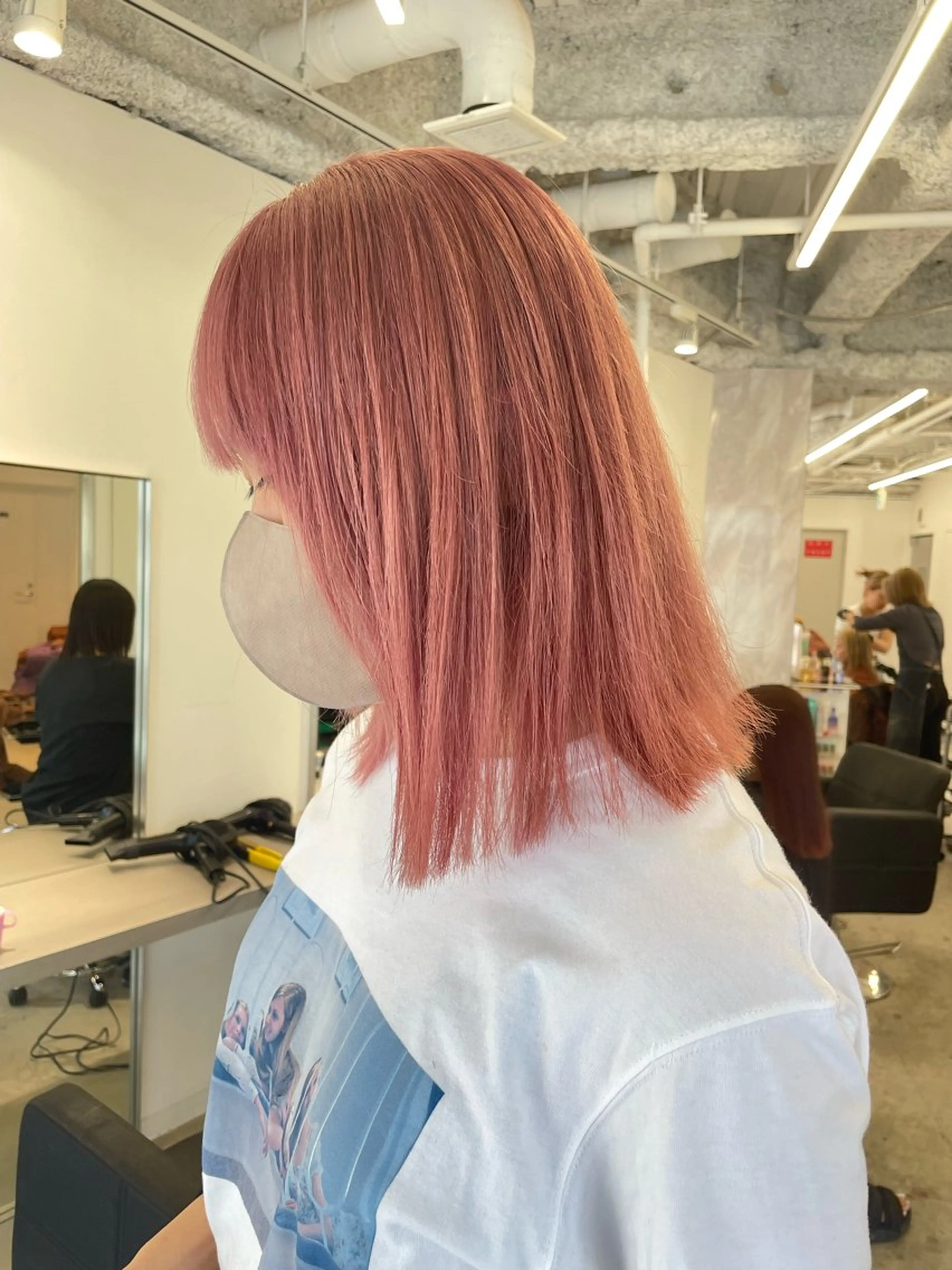 ミディアム カラー ヘアアレンジ ヘアカラー トリートメント 🎗秋山勇/ GEAR.代表のヘアスタイル