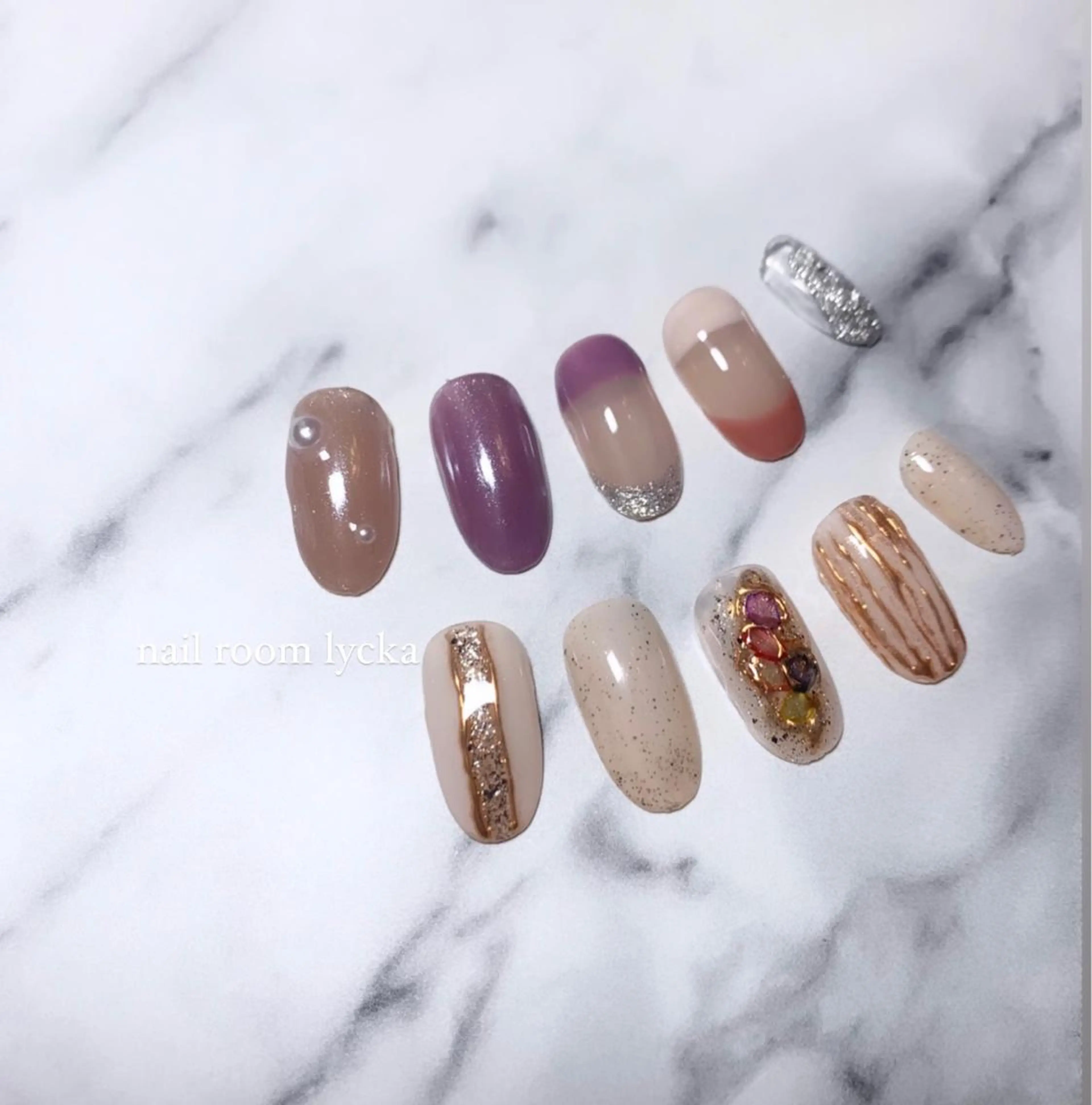 ネイル ﾈｲﾙﾙｰﾑﾘｯｶ 𝐦𝐚𝐲𝐮のネイルデザイン