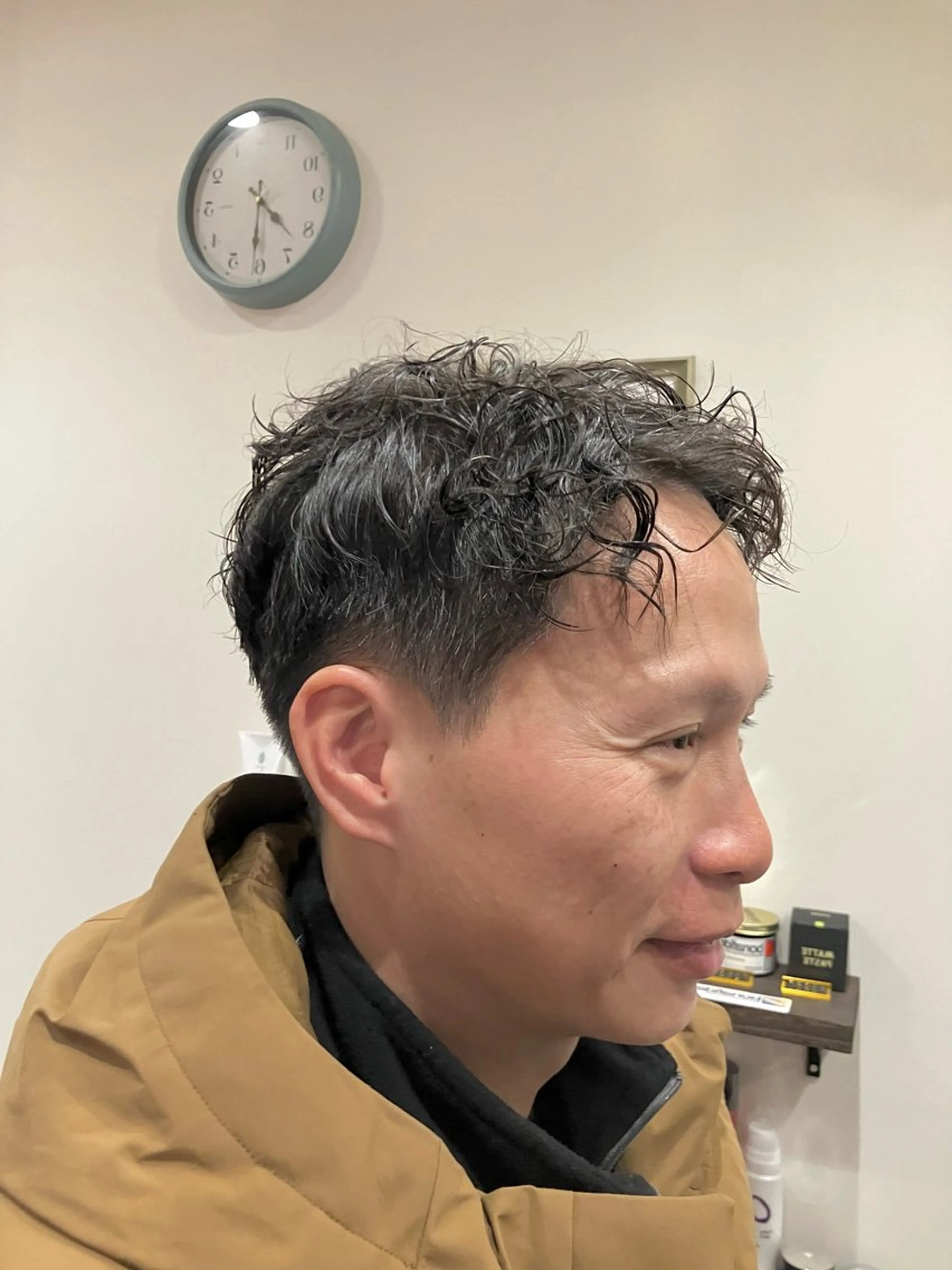 ショート パーマ メンズ メンズパーマ メンズスパイラルパーマ スパイラルパーマ メンズ/ケアパーマ /hayashiのヘアスタイル