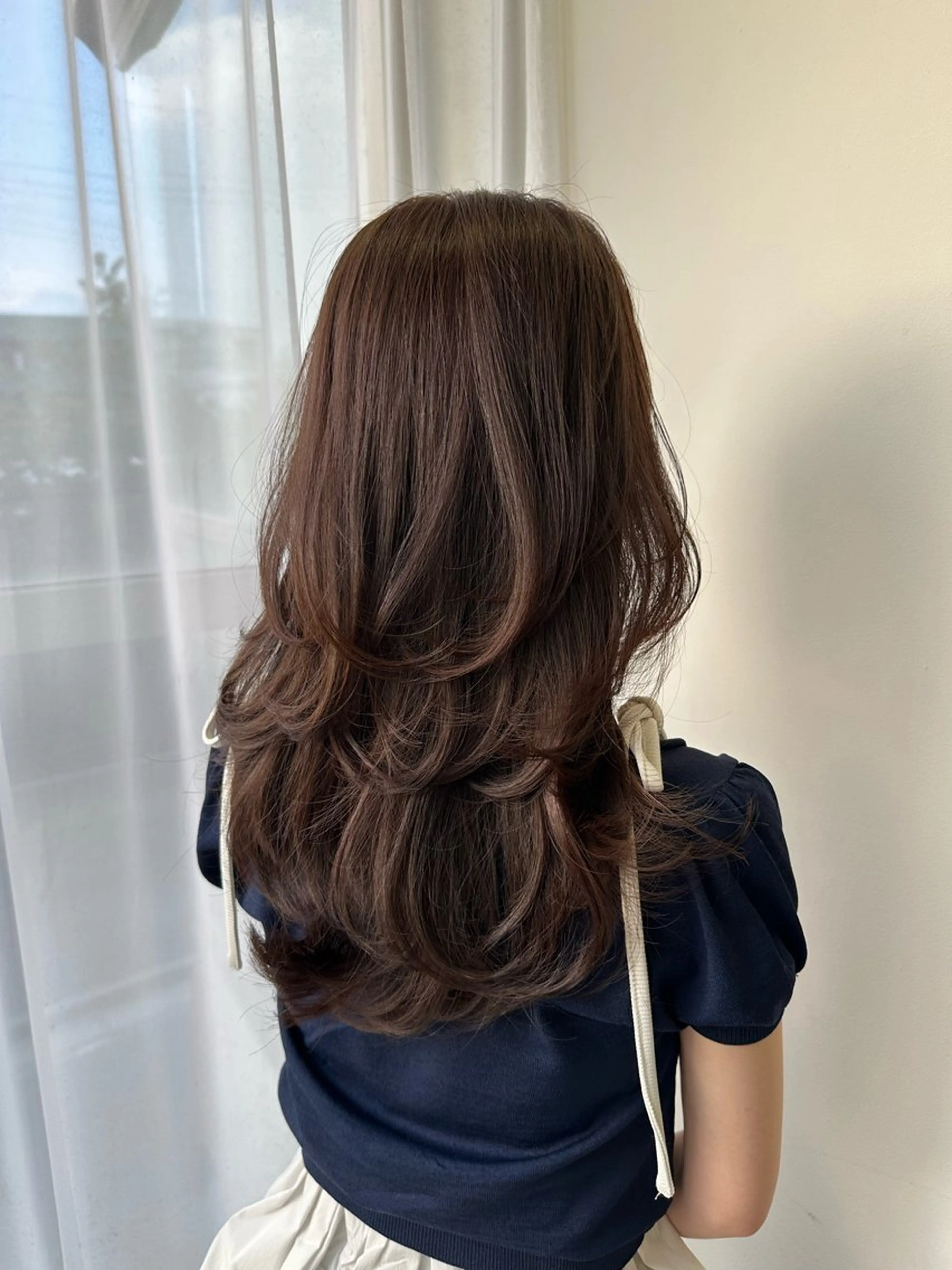 セミロング カット/パーマ/カラ ー清本耕介のヘアスタイル