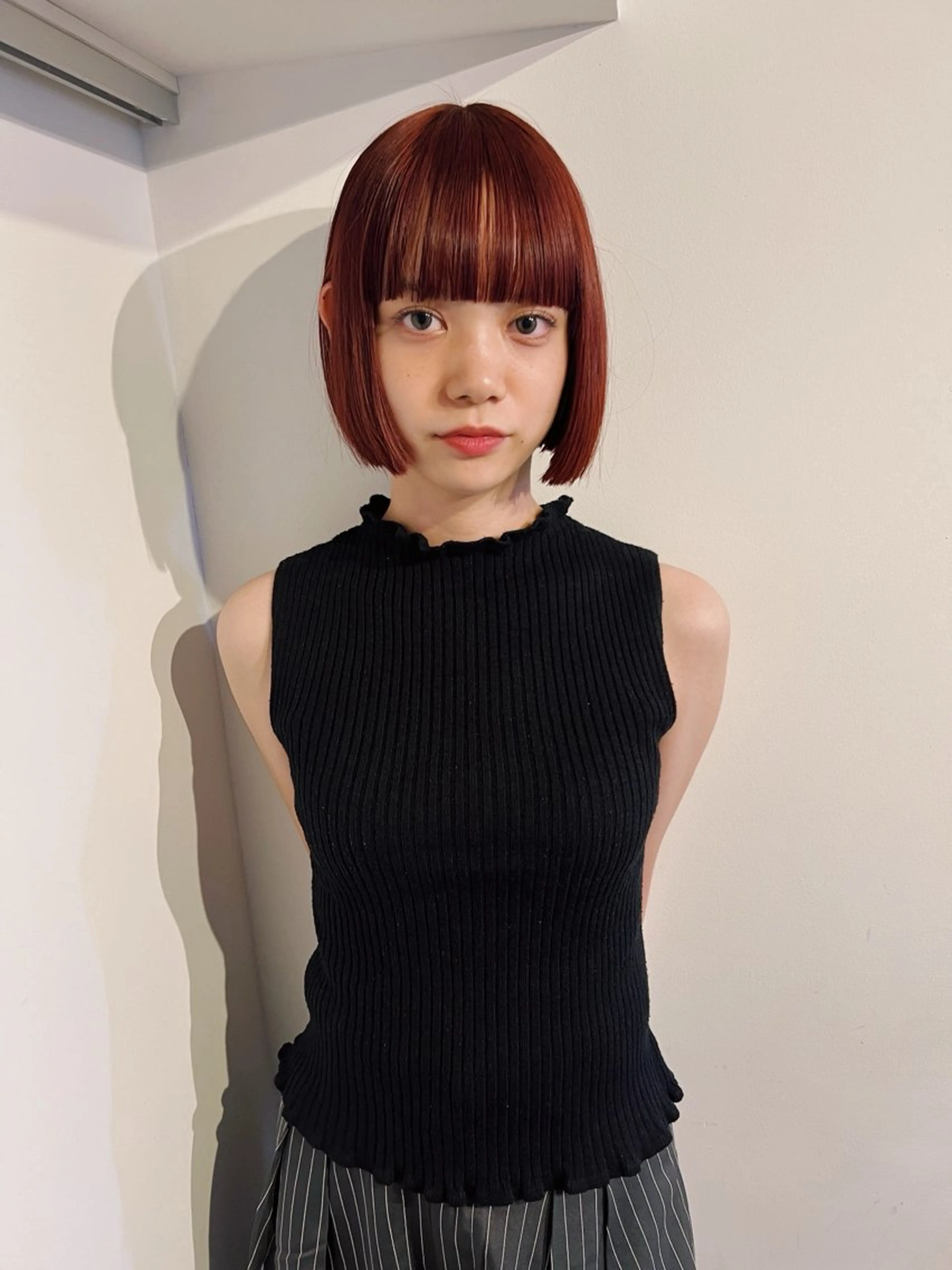 カラー ボブ/透明感カラー Fukaのヘアスタイル