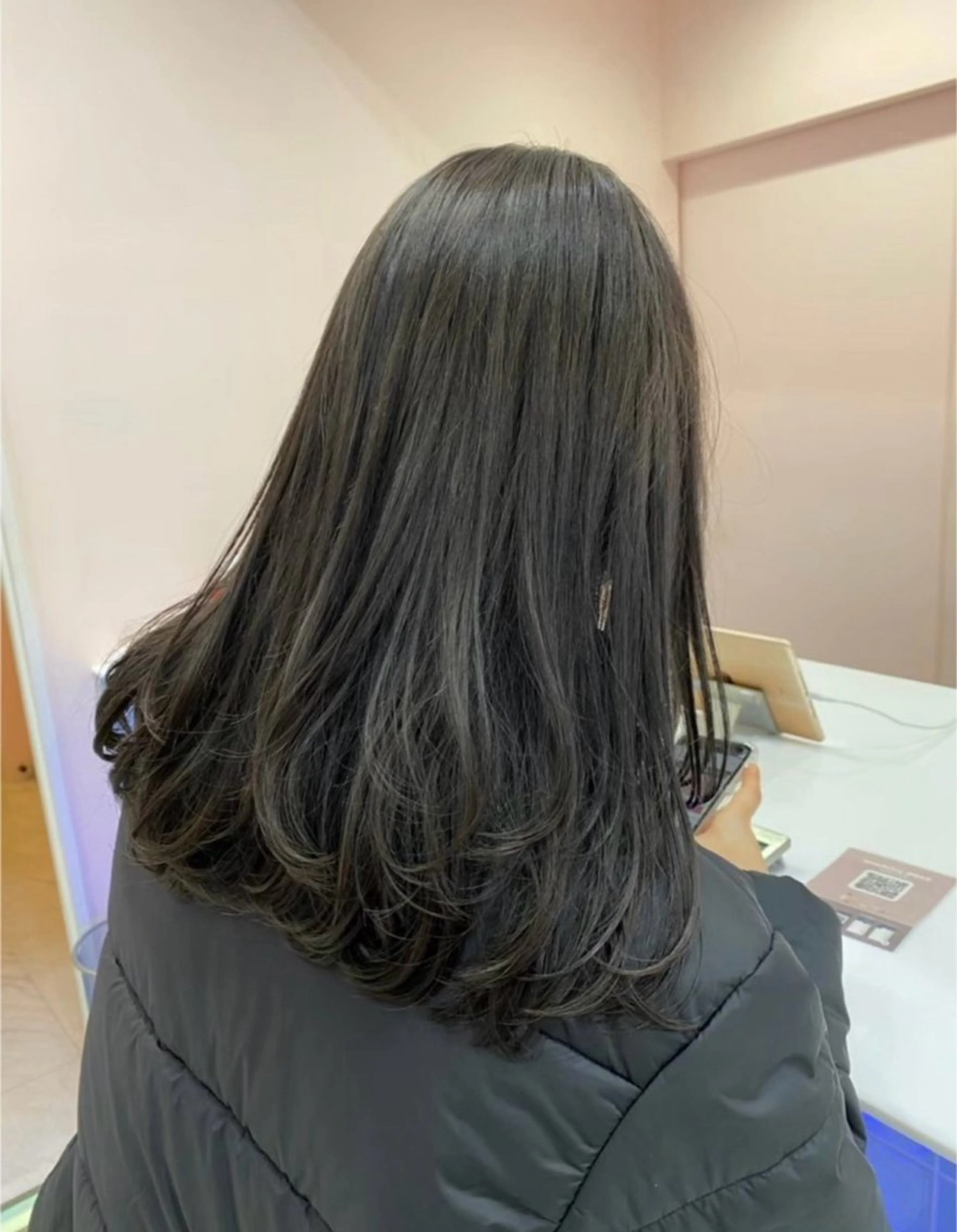 ミディアム モテ艶🪄ベージュ カラー🧸RUKAのヘアスタイル