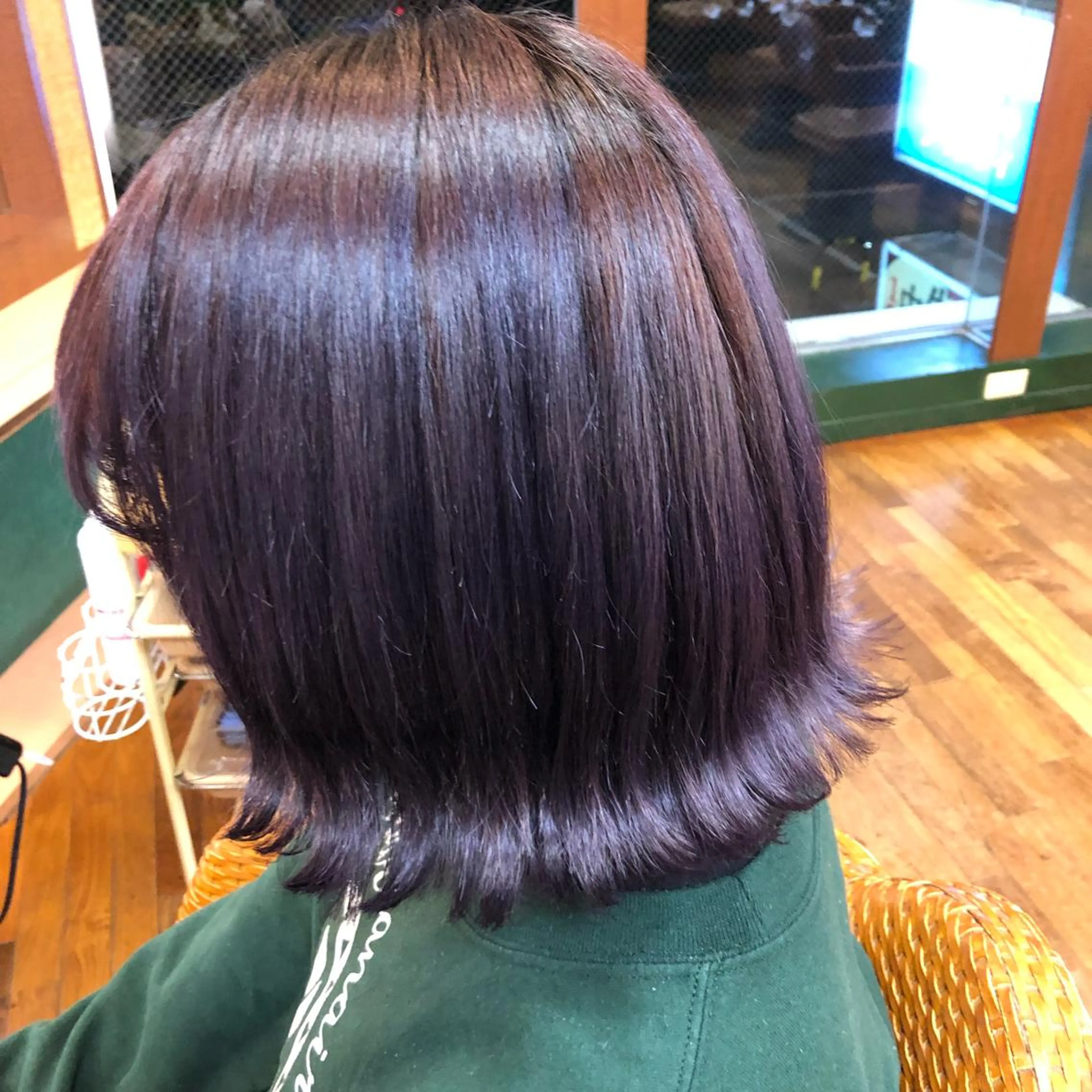 ミディアム カット ヘアカラー トリートメント 髪質改善/艶カラー 塩野成一のヘアスタイル