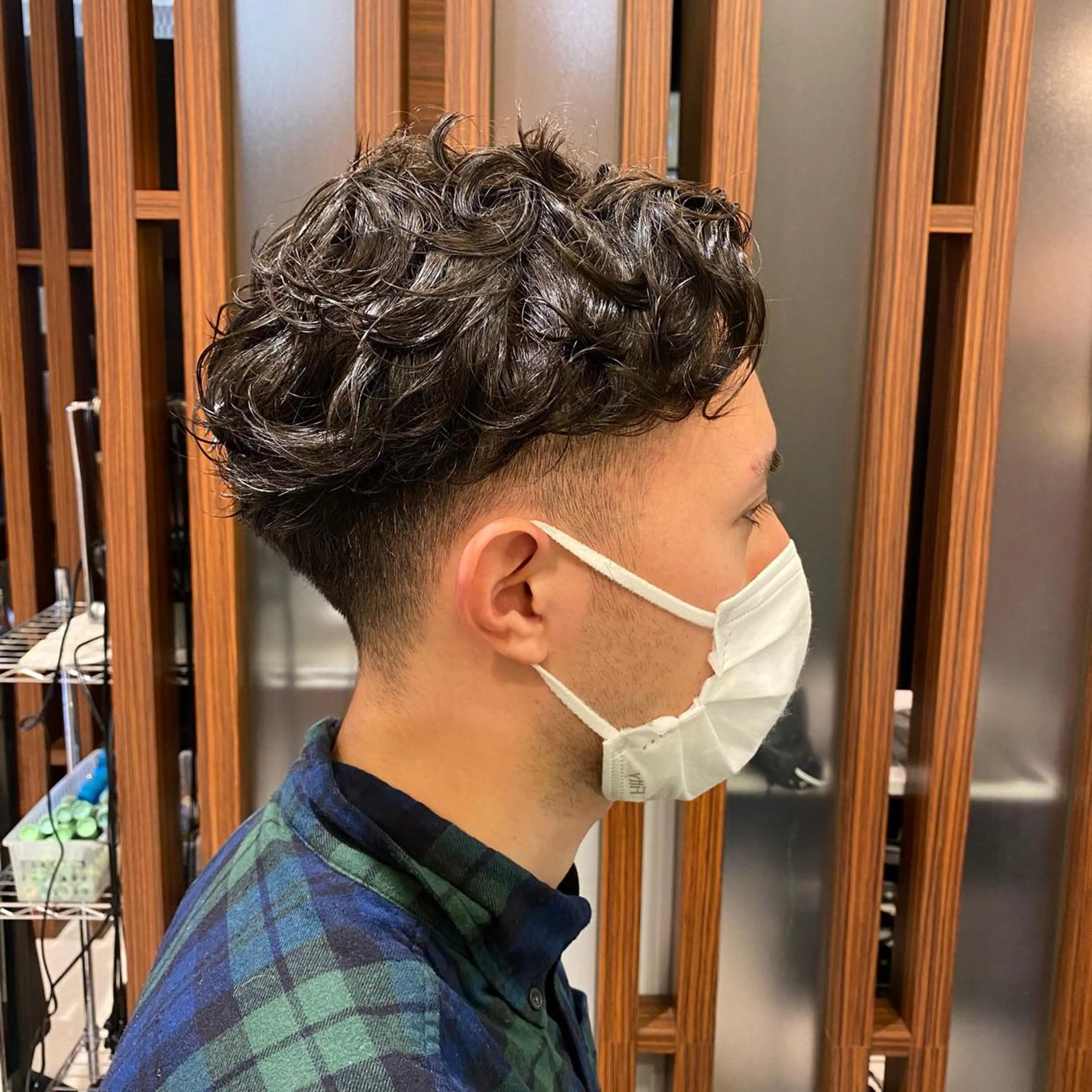 ショート パーマ メンズ ショートヘアはお任せ 冨樫真未のヘアスタイル