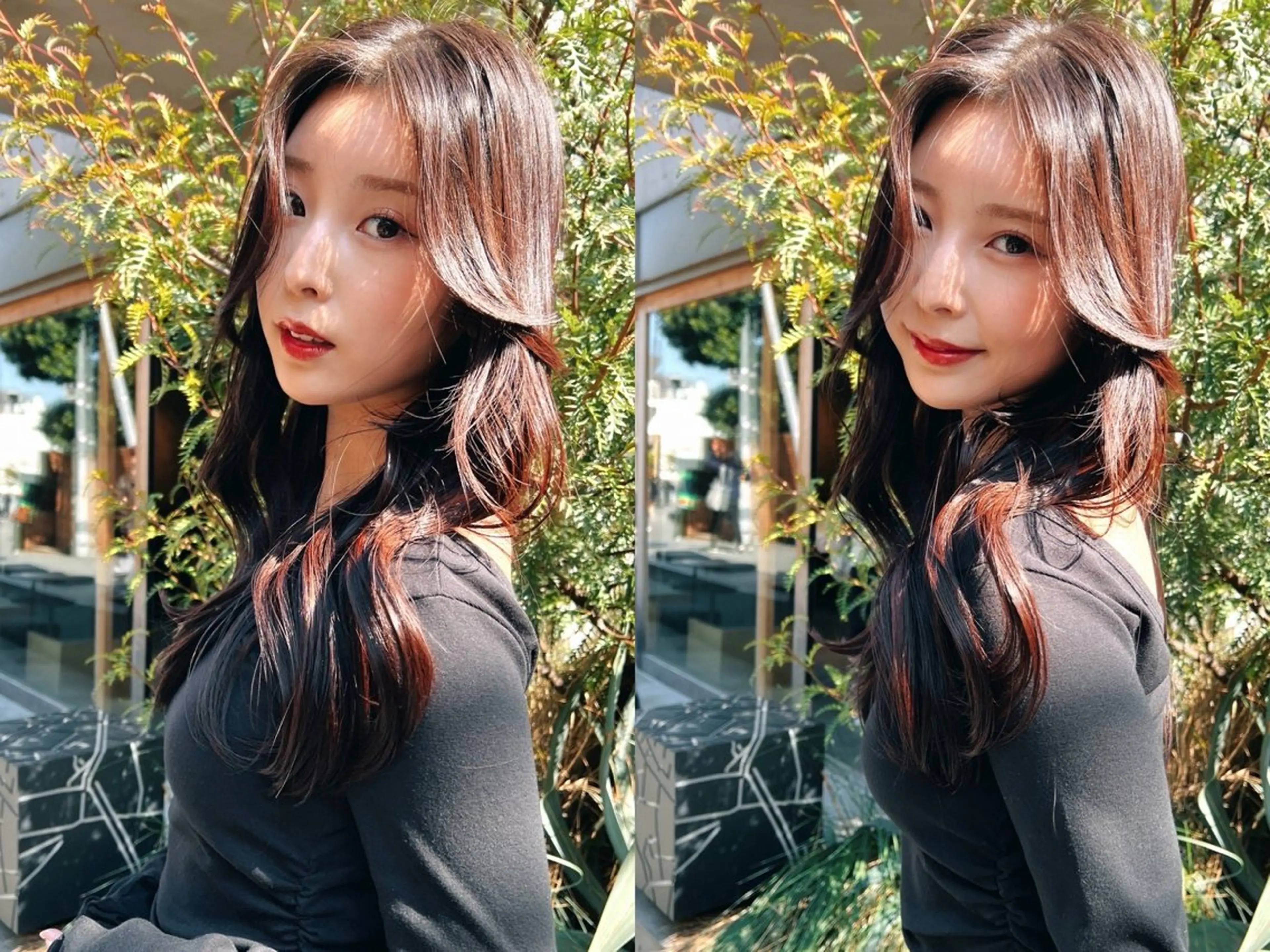 セミロング カラー カット ヘアカラー トリートメント 【銀座】艶髪/上品な カラー特化/涼/駅近のヘアスタイル