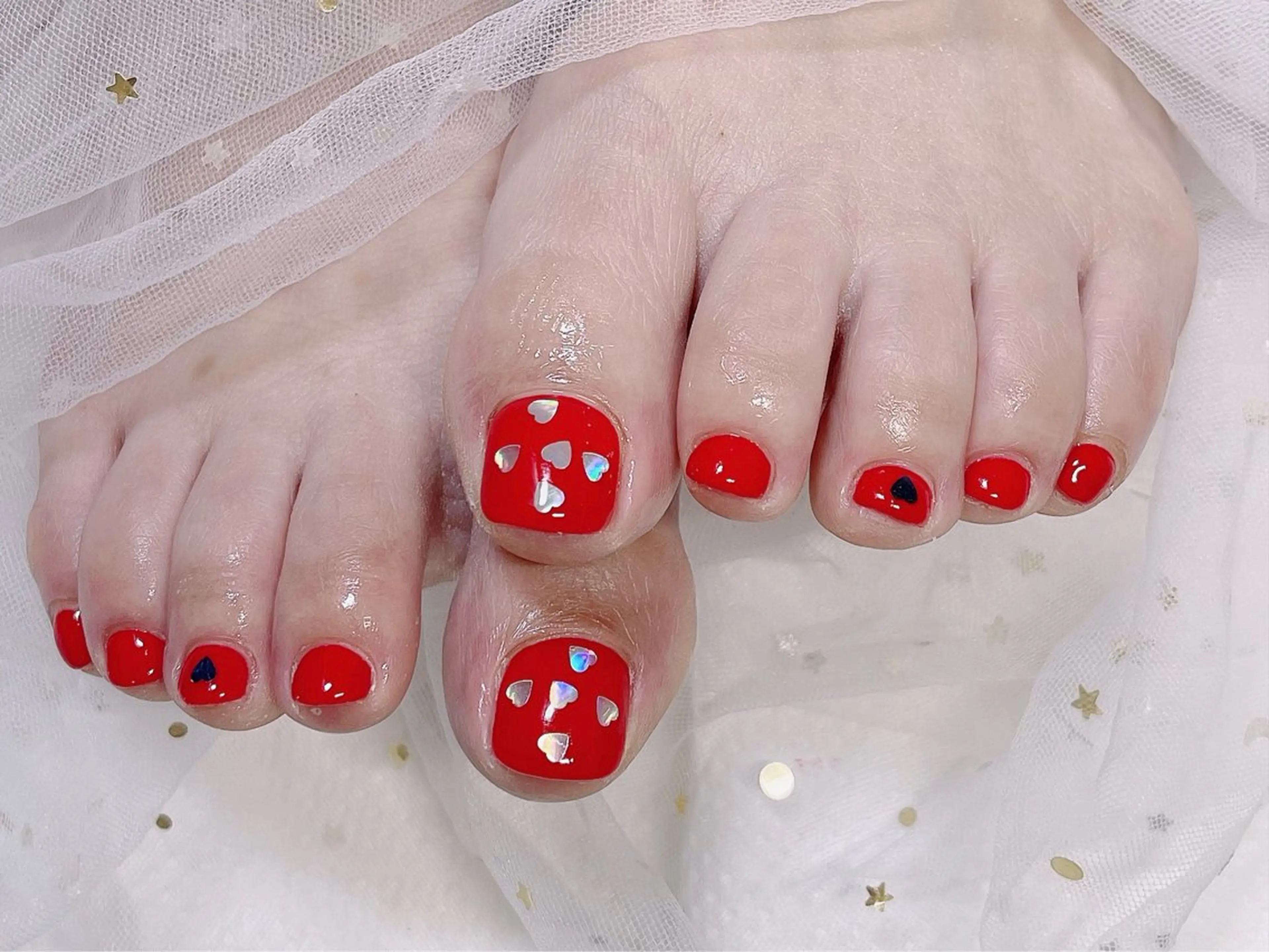 ネイル フットネイル ジョリ kasumi🌹💅のネイルデザイン