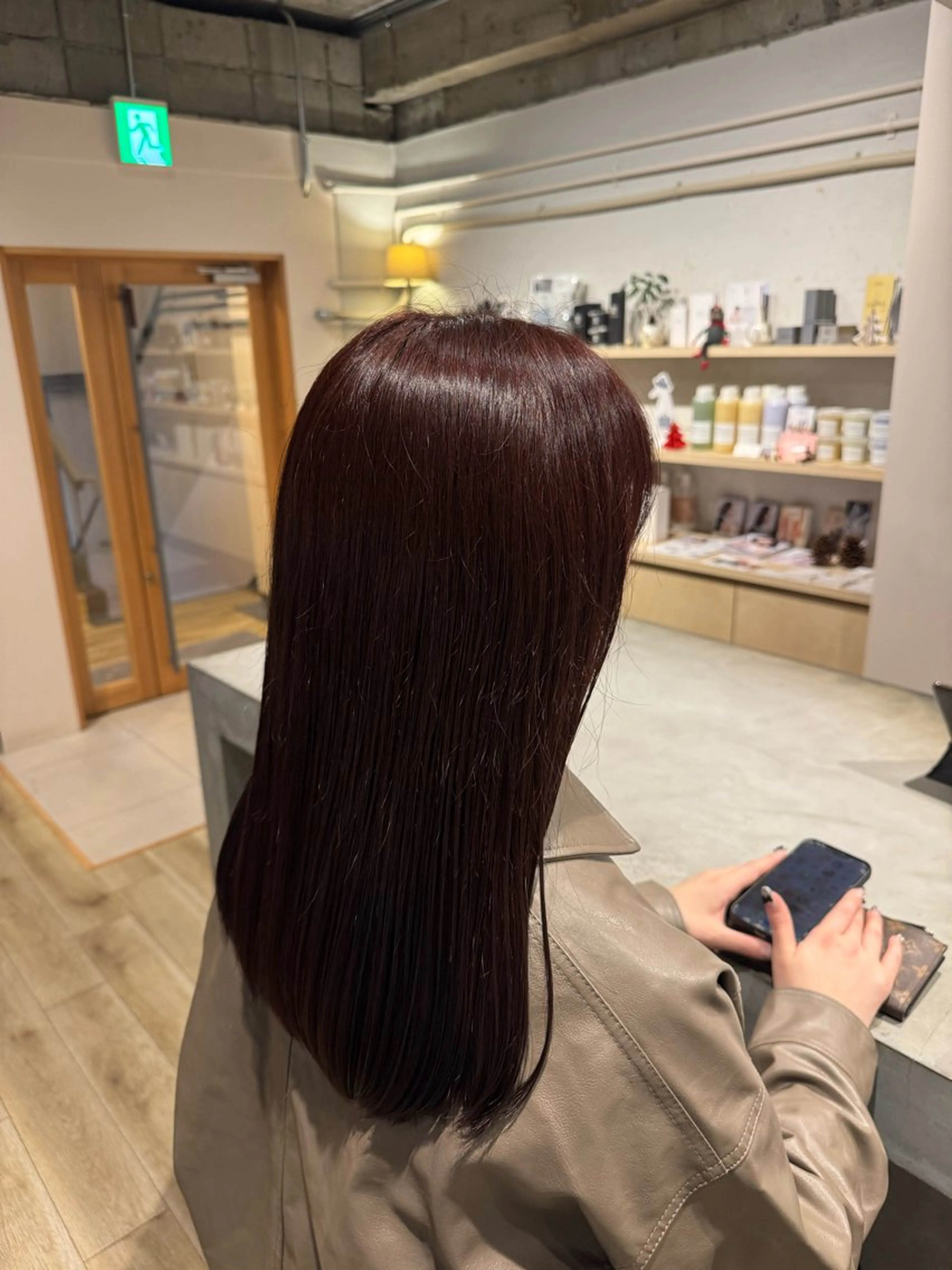 カラー＋高濃度炭酸スパ(ブロー込み)の写真