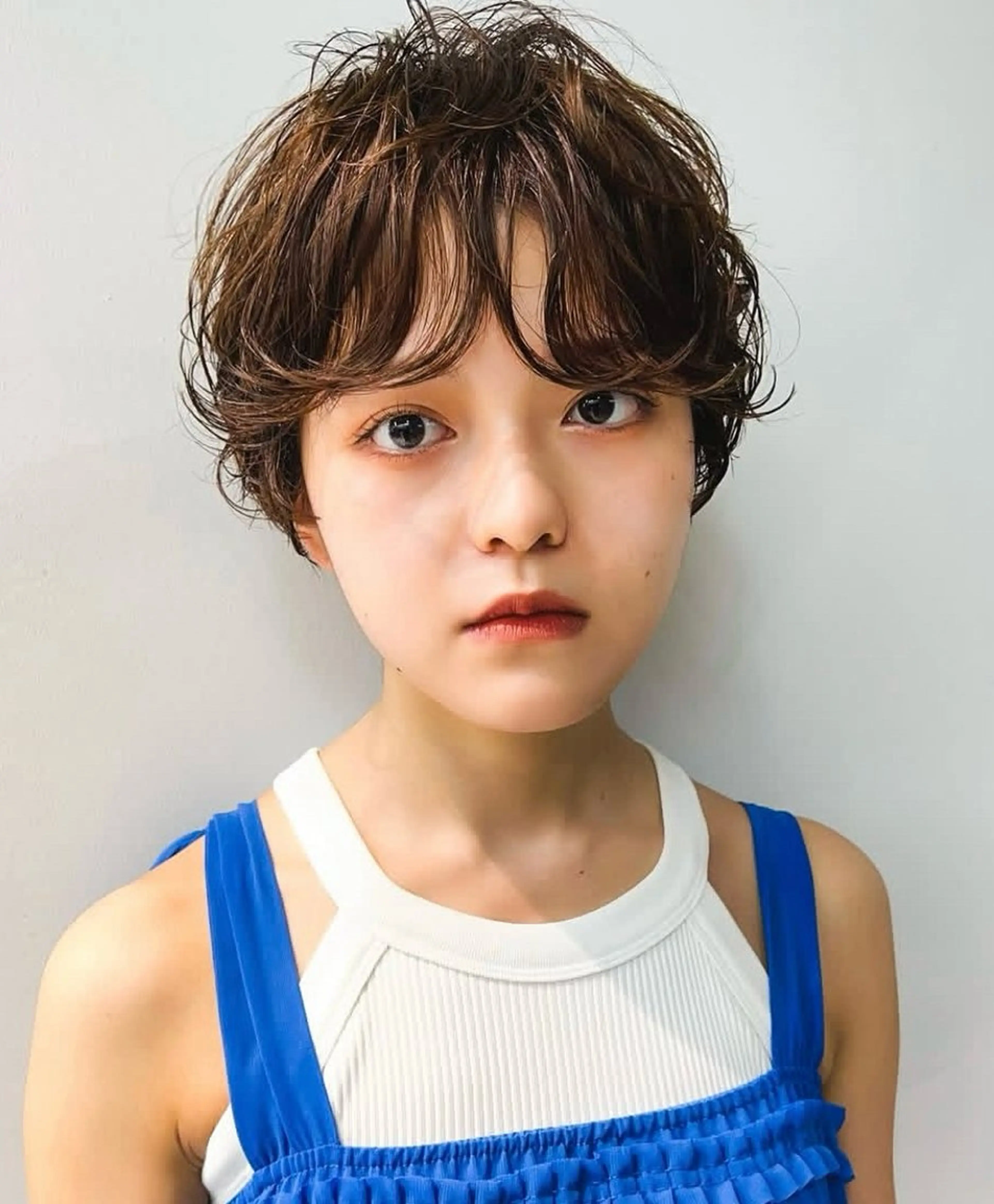 ショート 顔まわり/ボブウルフ 🤍愛唯(めい)のヘアスタイル