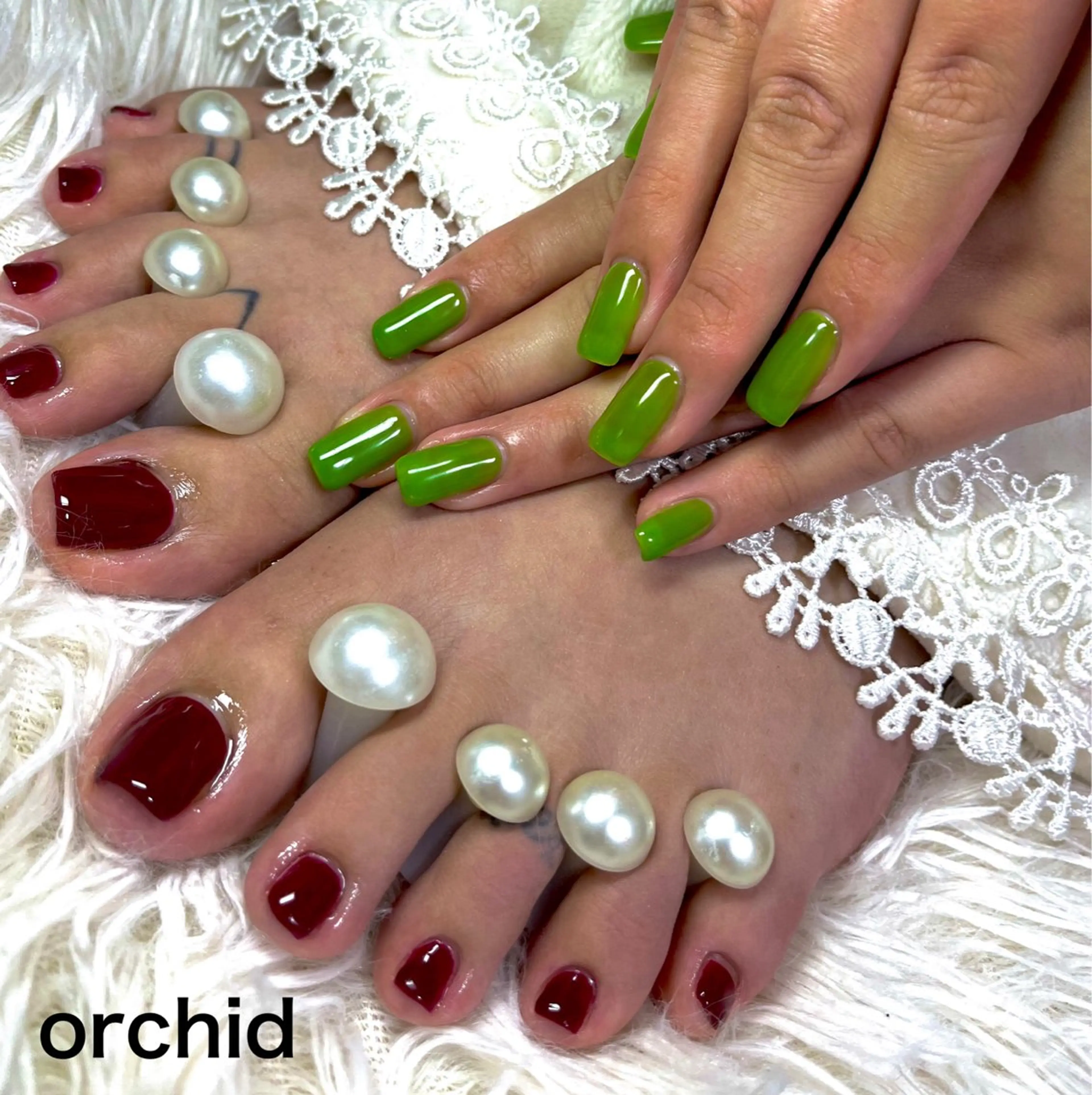 ネイル orchid ♡オーキッドのネイルデザイン