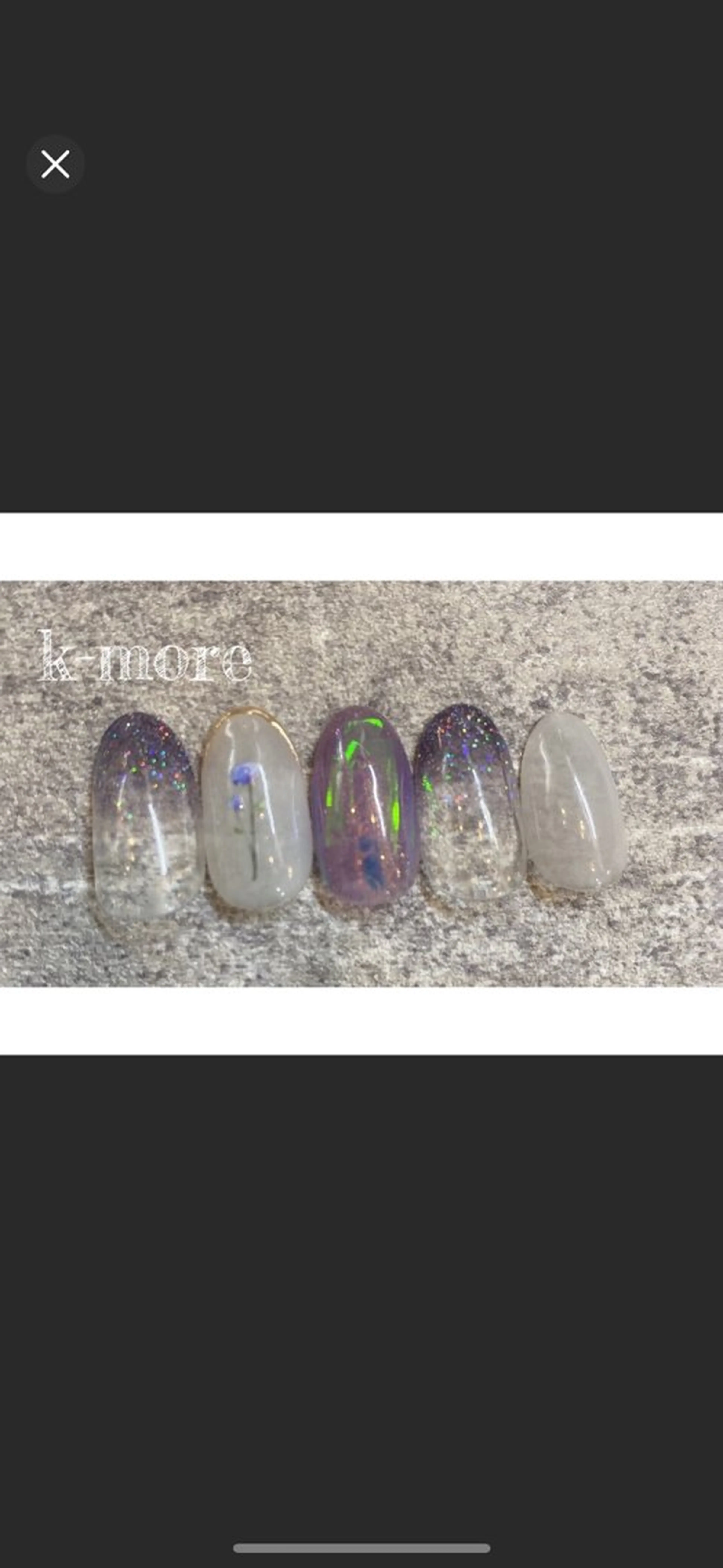 ミディアム K-more（ケーモア）知立店所属・K-more知立店 まなみのネイルデザイン