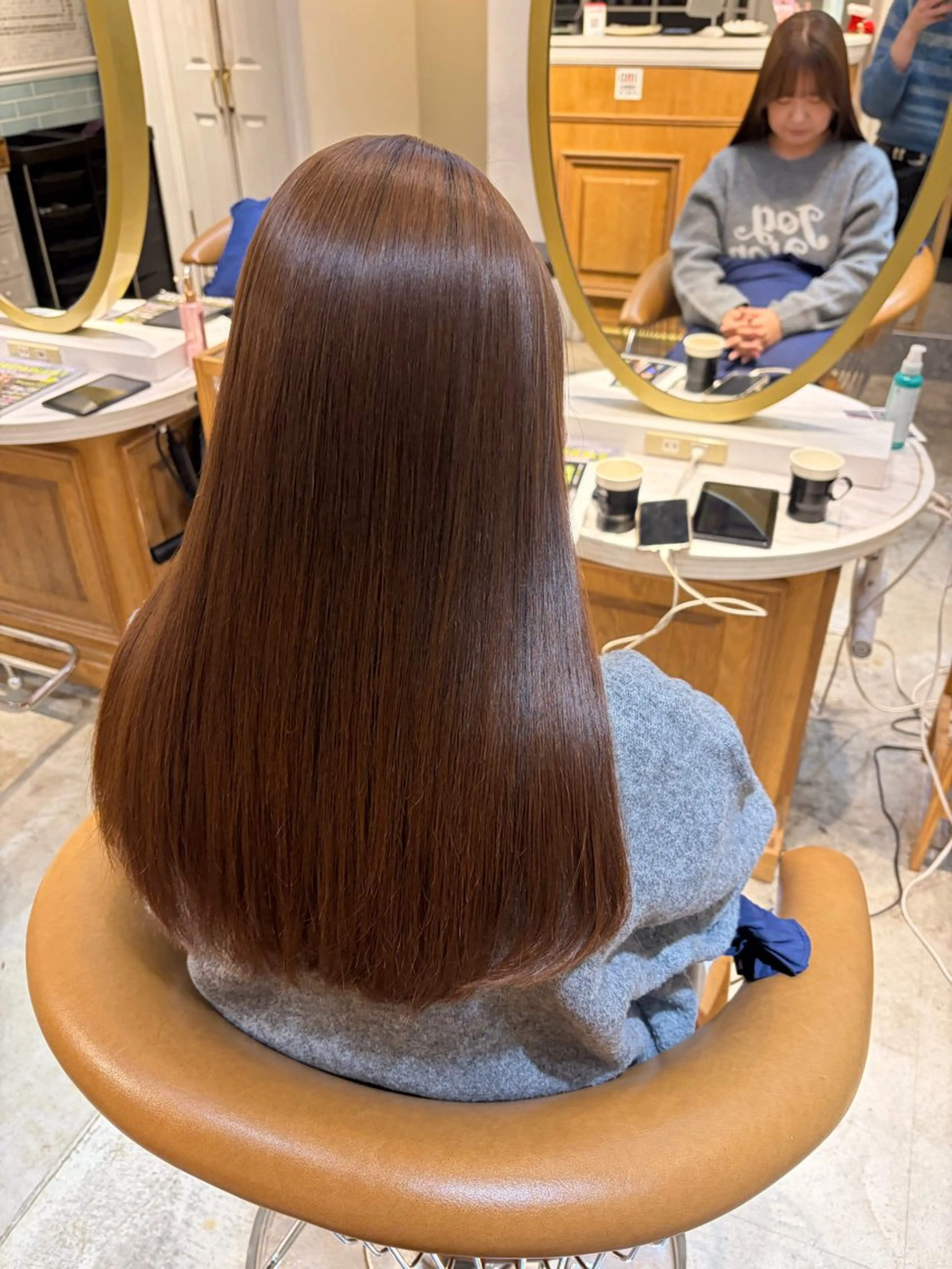 ロング 髪質改善 縮毛矯正 カット 縮毛矯正 トリートメント ヘアセット 髪質改善/ボブ /韓国/erikoのヘアスタイル