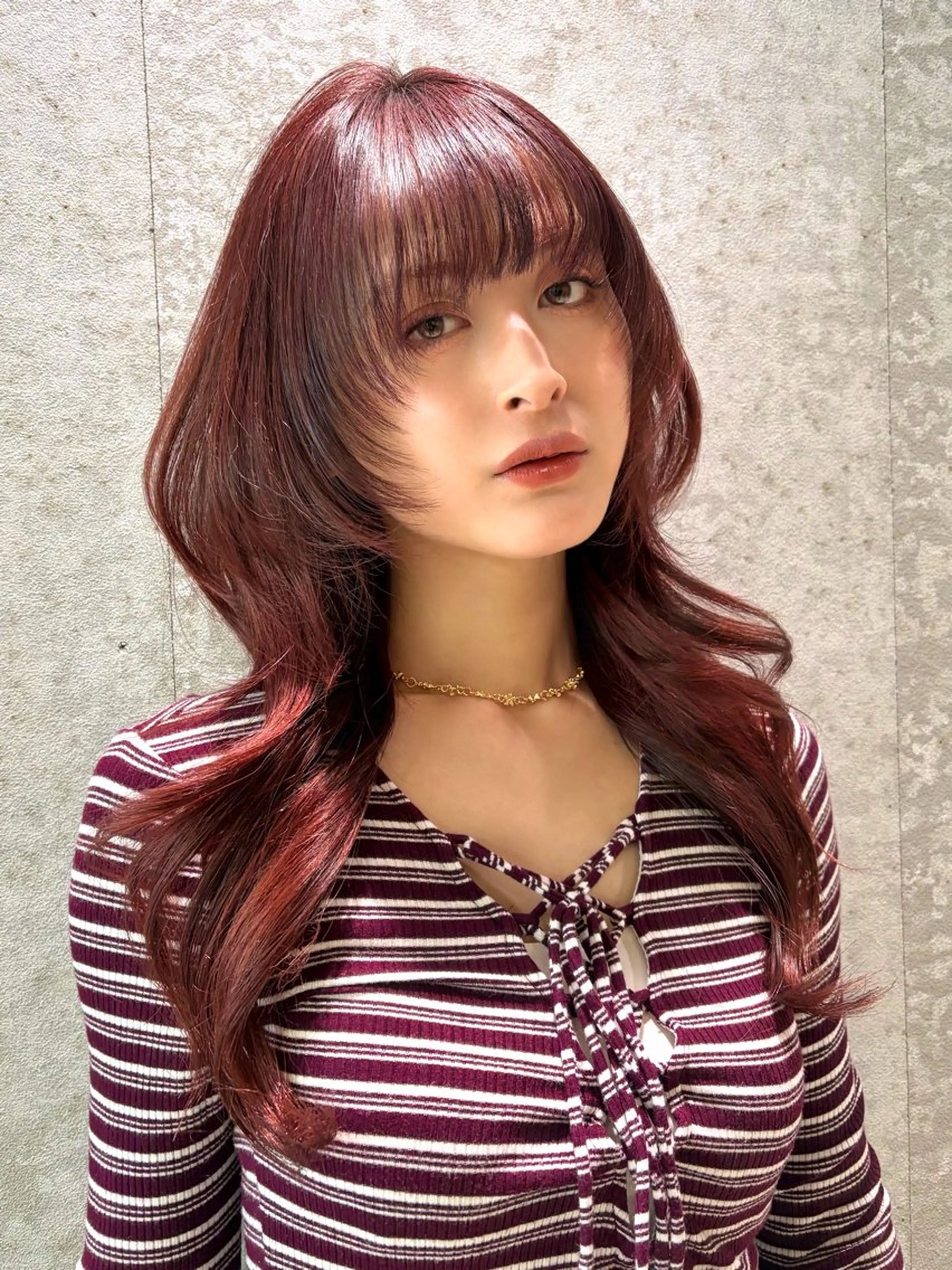 ロング カット ヘアカラー トリートメント 大宮🤍縮毛矯正 レイヤー🪽なるのヘアスタイル